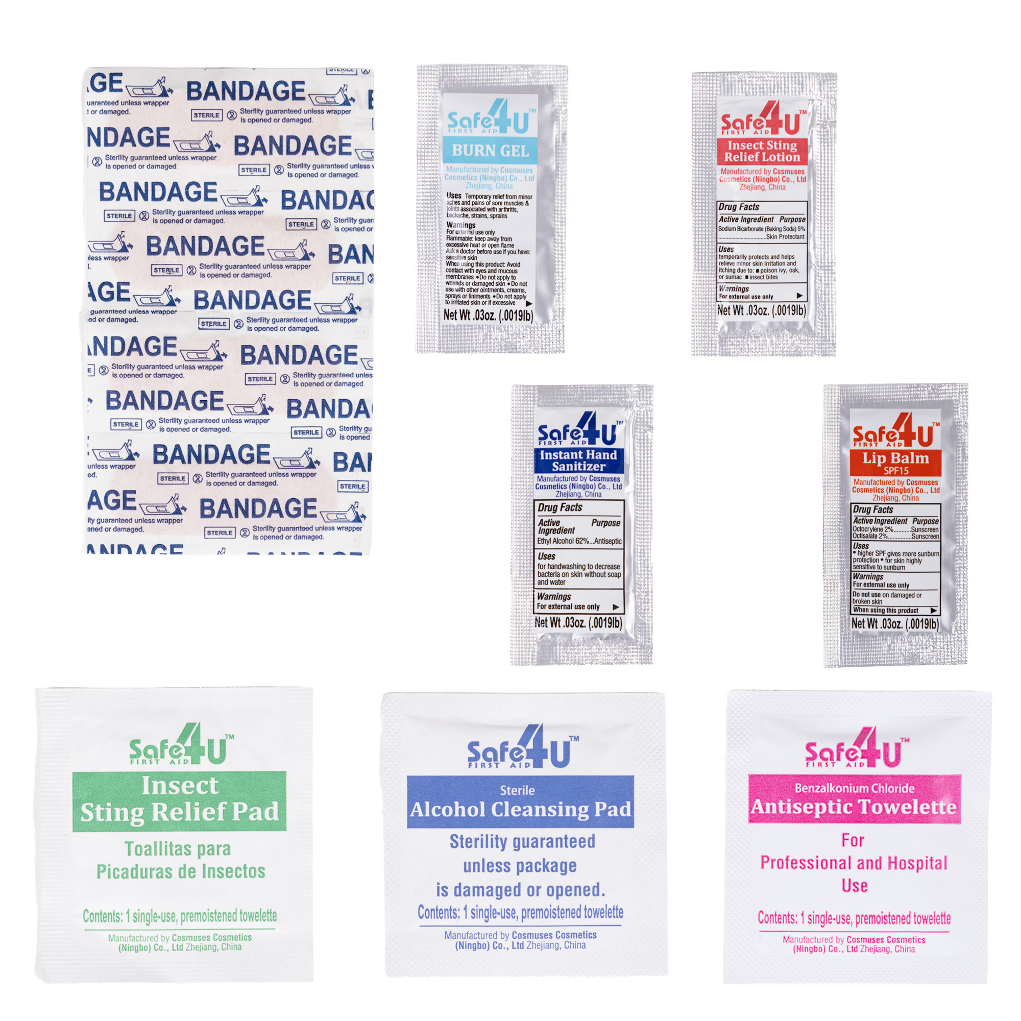 Picture of 12pc Compact Hard Case First Aid Kit