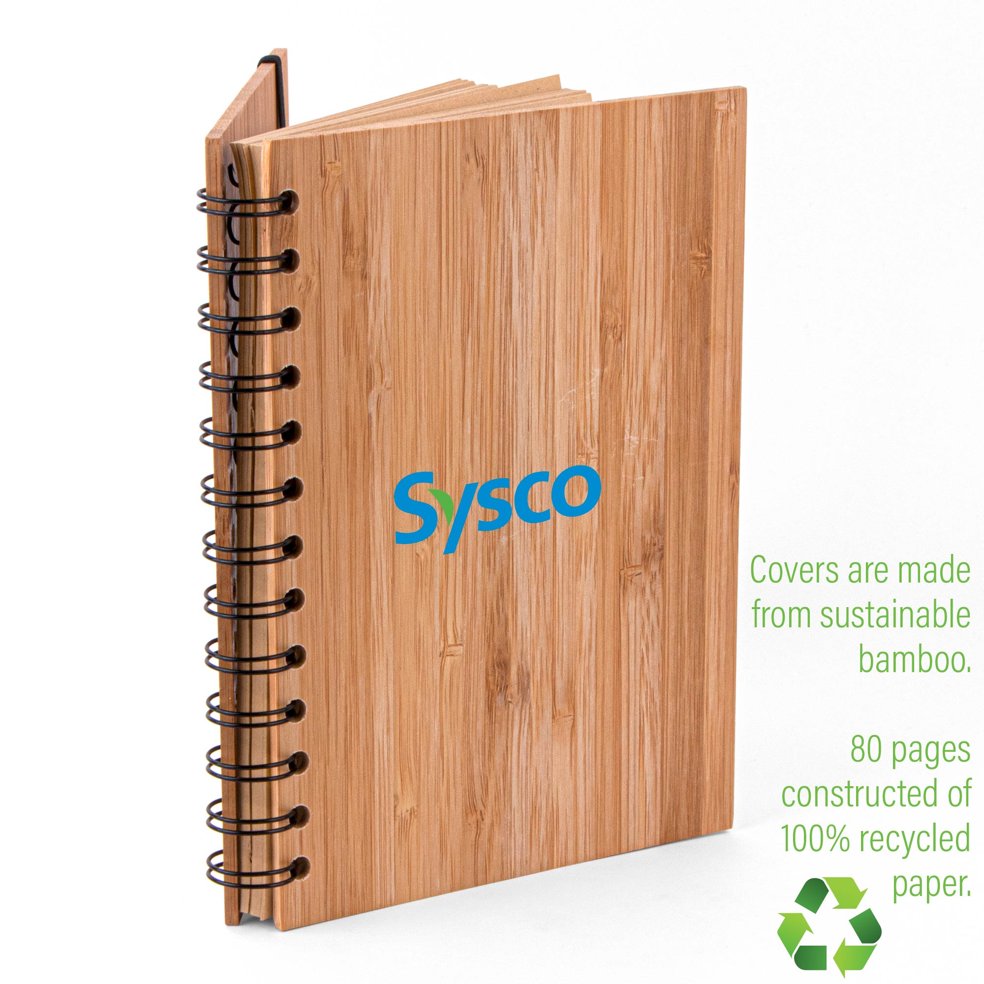 Picture of Evergreen Bamboo Notebook w/Recycled Paper