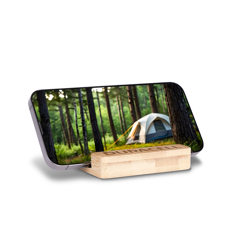 Picture of Bamboo Stand & Keypad Stress Reliever
