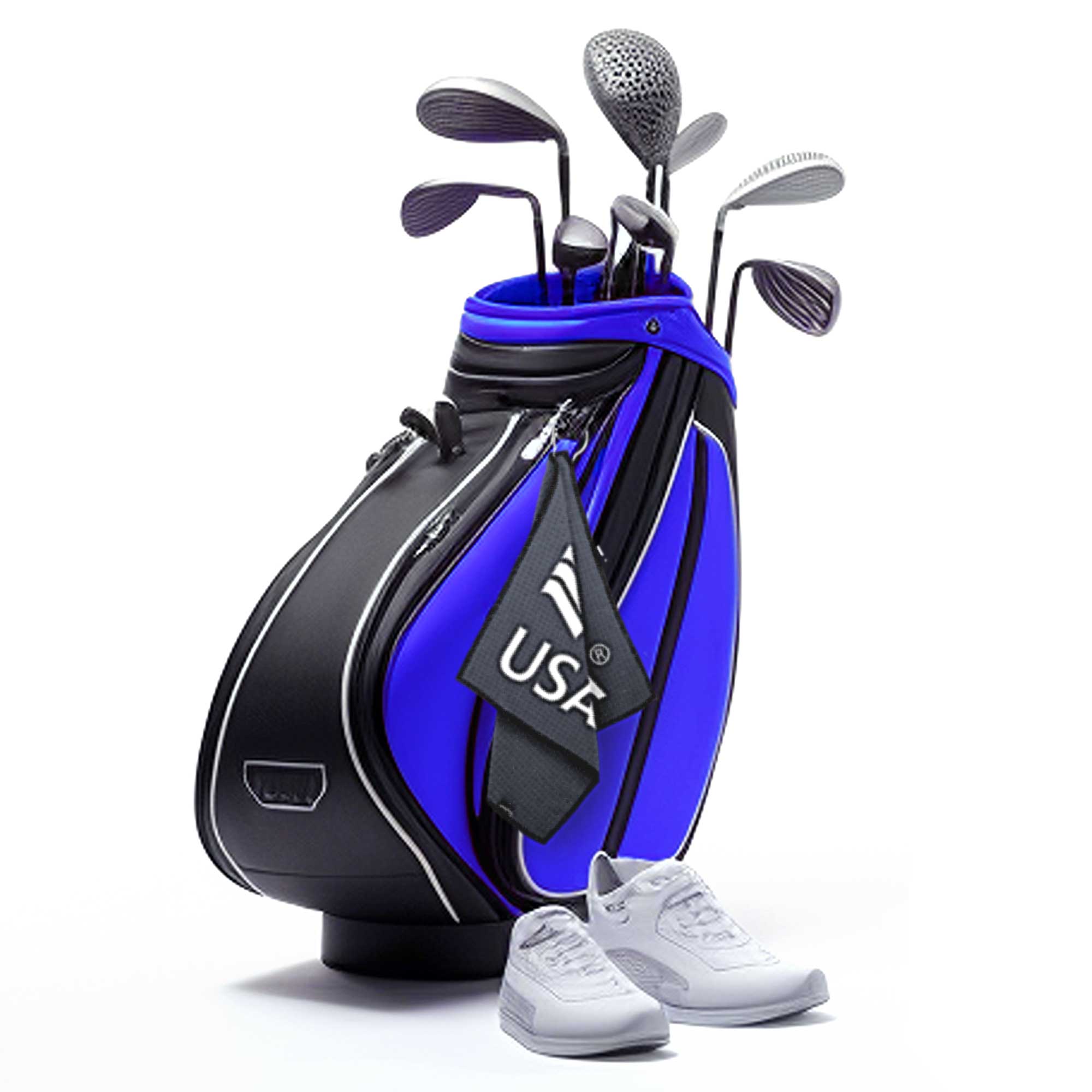 Picture of EcoWaffle rPET Golf Towel (12" x 12")