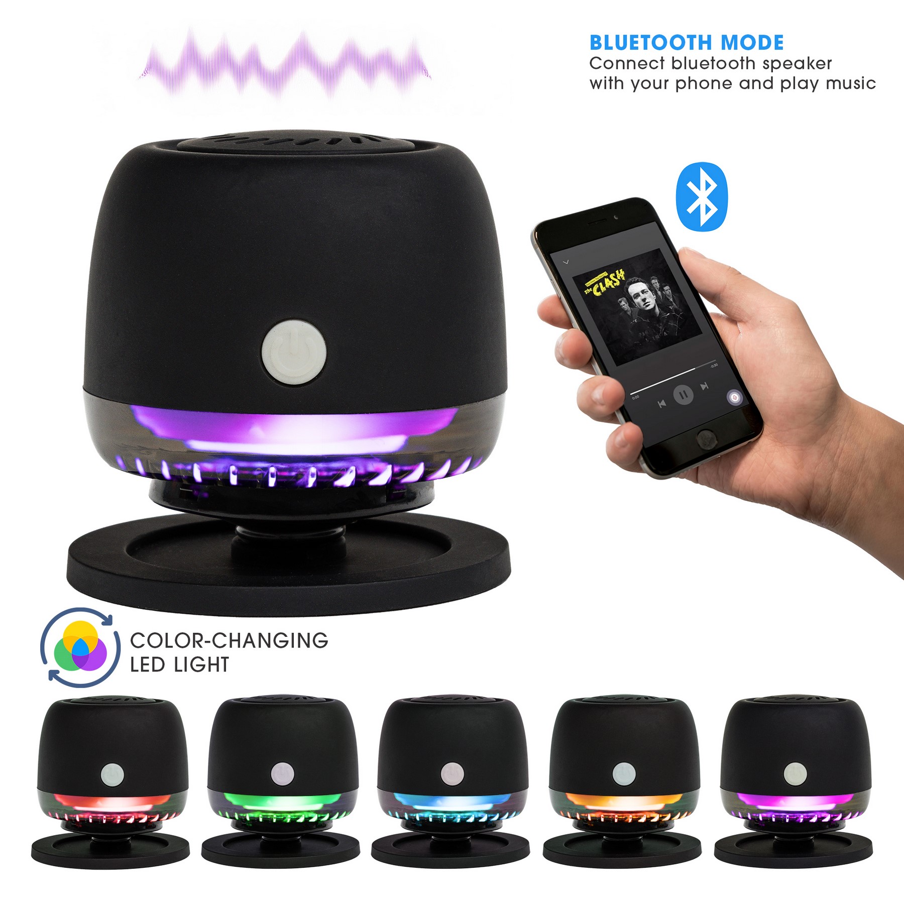 Picture of SnapGlow 5W Mini Magnetic Speaker