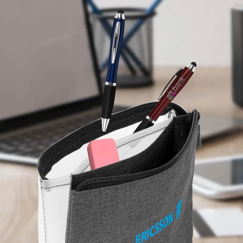 Picture of Heathered Reusable 3-Pocket Eva Pouch