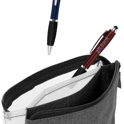 Picture of Heathered Reusable 3-Pocket Eva Pouch