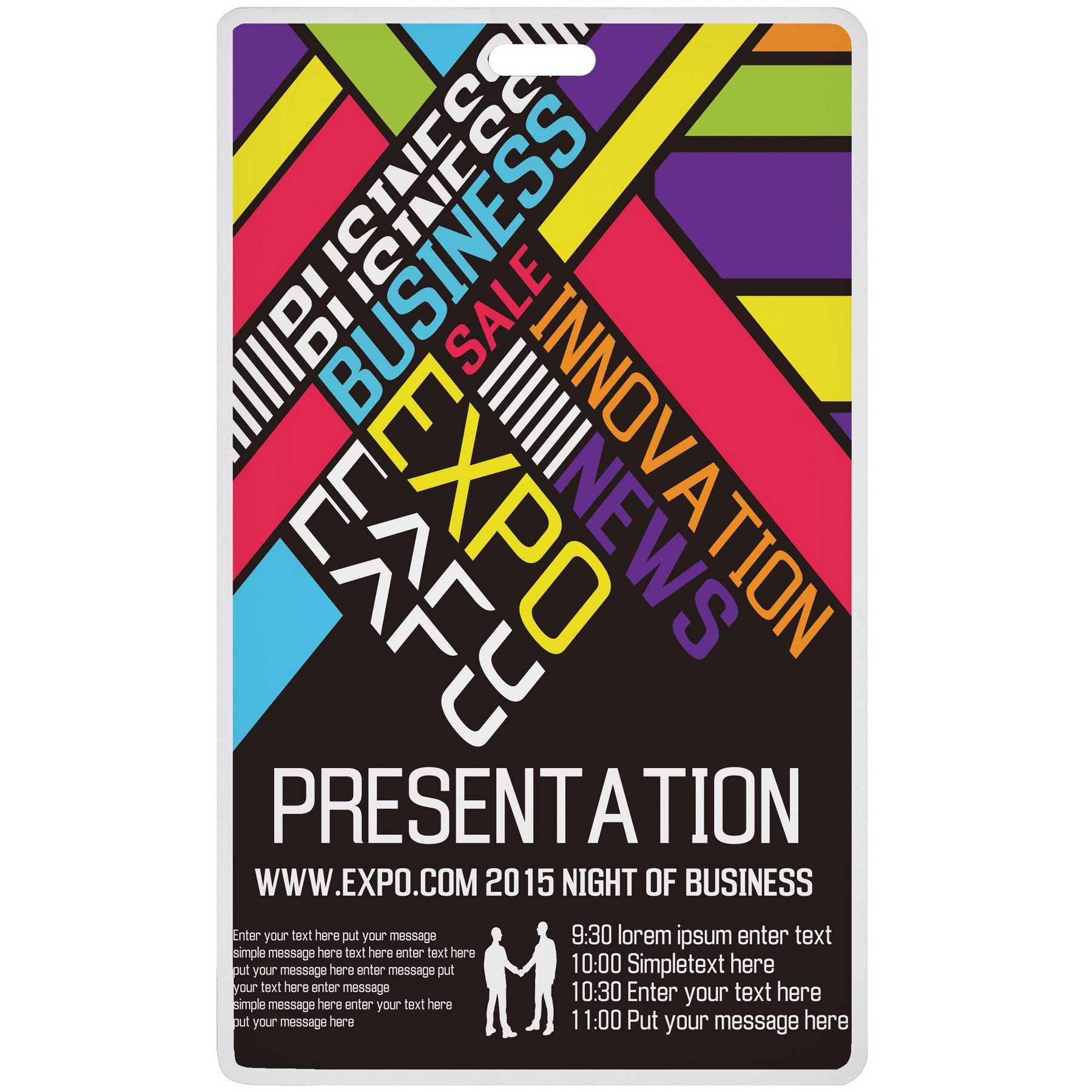 Picture of Digital Event/ID Badge 3x5"