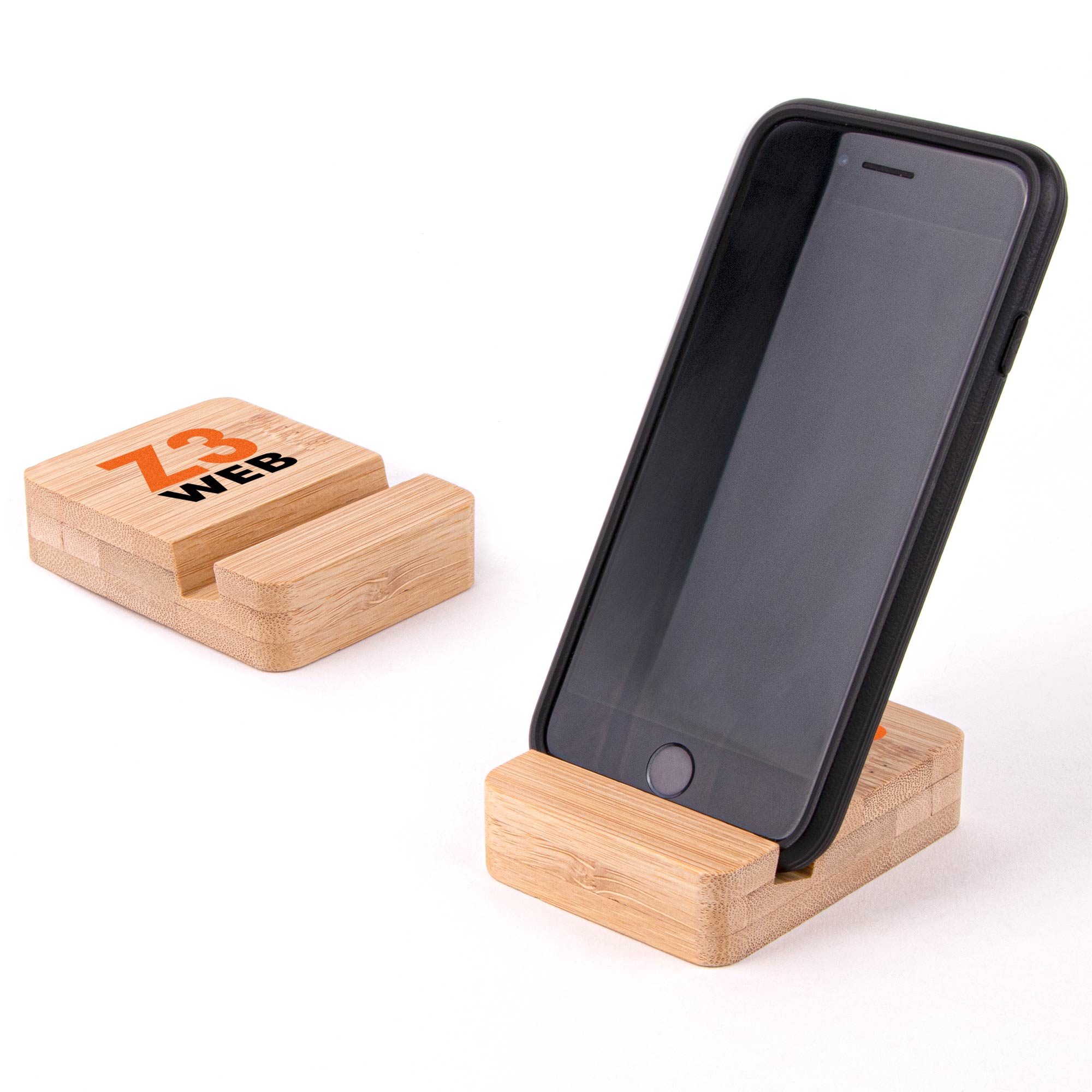 Picture of Eco-Friendly Bamboo Mobile Device Holder
