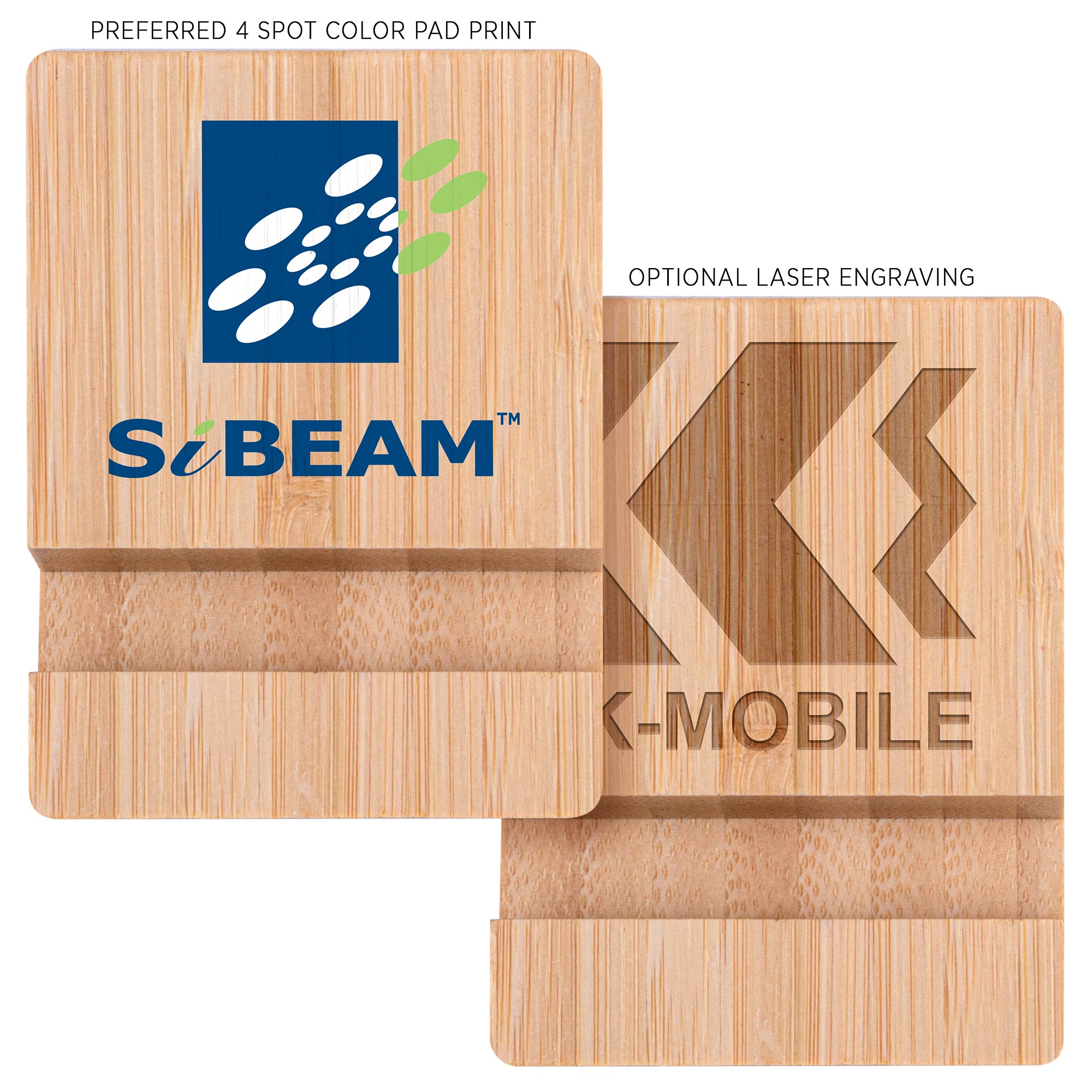 Picture of Eco-Friendly Bamboo Mobile Device Holder