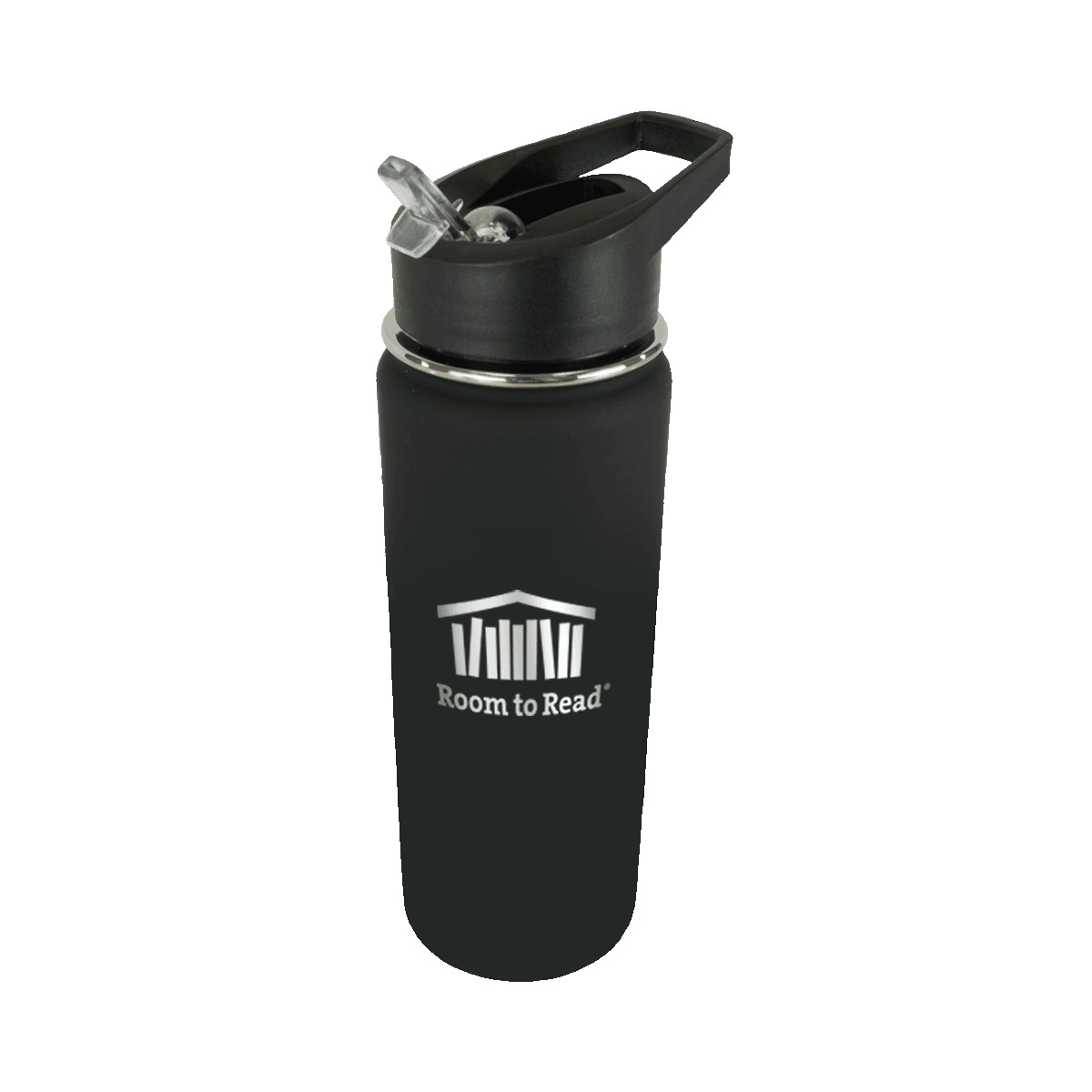 Picture of Halcyon® 20 Oz. Large Sports Bottle w/Flip Straw Lid (Laser Engraved)
