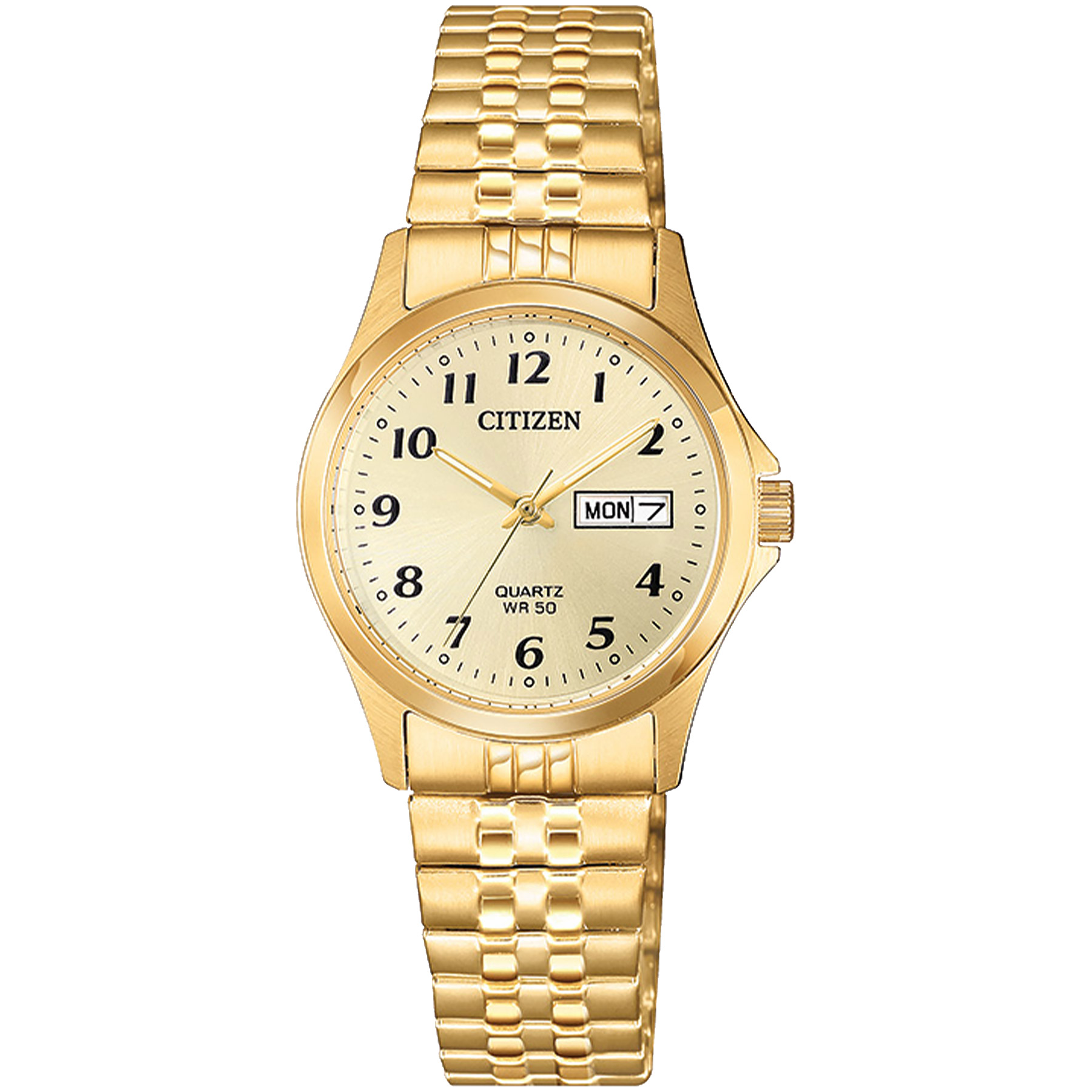 Picture of Citizen® Ladies Quartz Expansion Band Watch - Stainless Steel, Gold-Tone