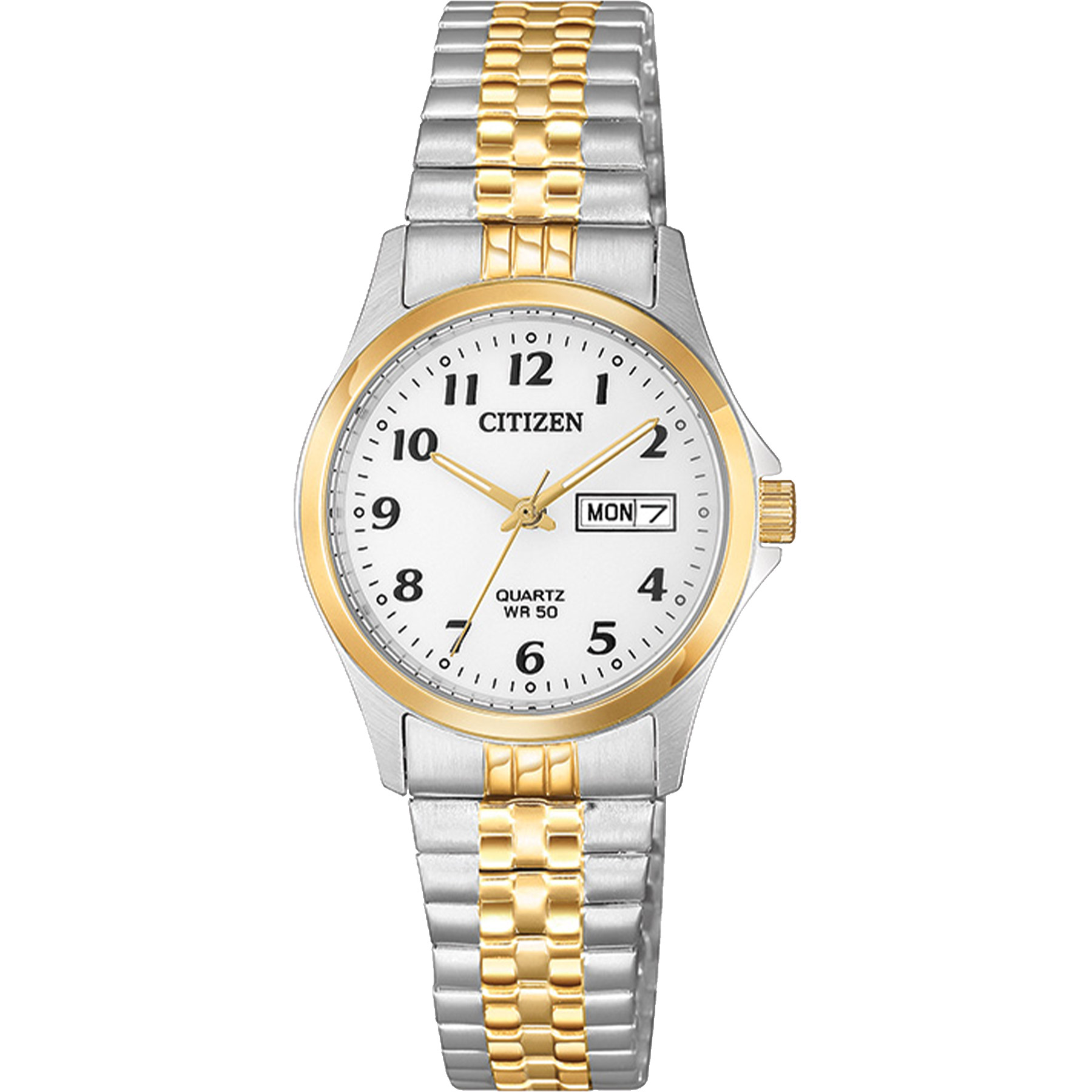 Picture of Citizen® Ladies Quartz Expansion Band Watch - Stainless Steel, Two-Tone