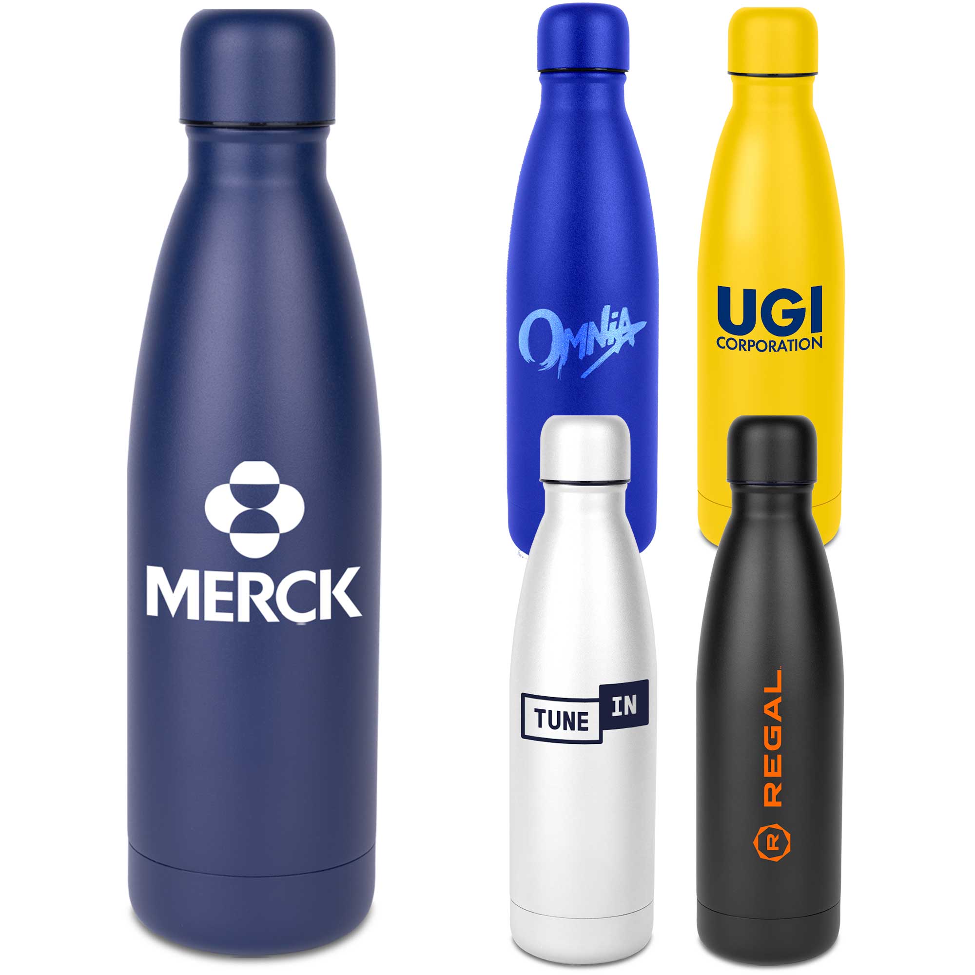 Picture of 17 Oz. Powder Coated Hydro-Soul Water Bottle w/Copper Lining