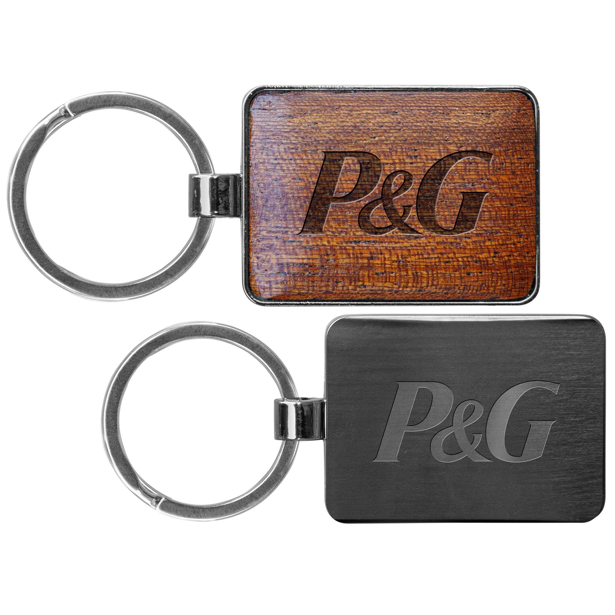 Picture of ForgeWood Rectangle Keychain