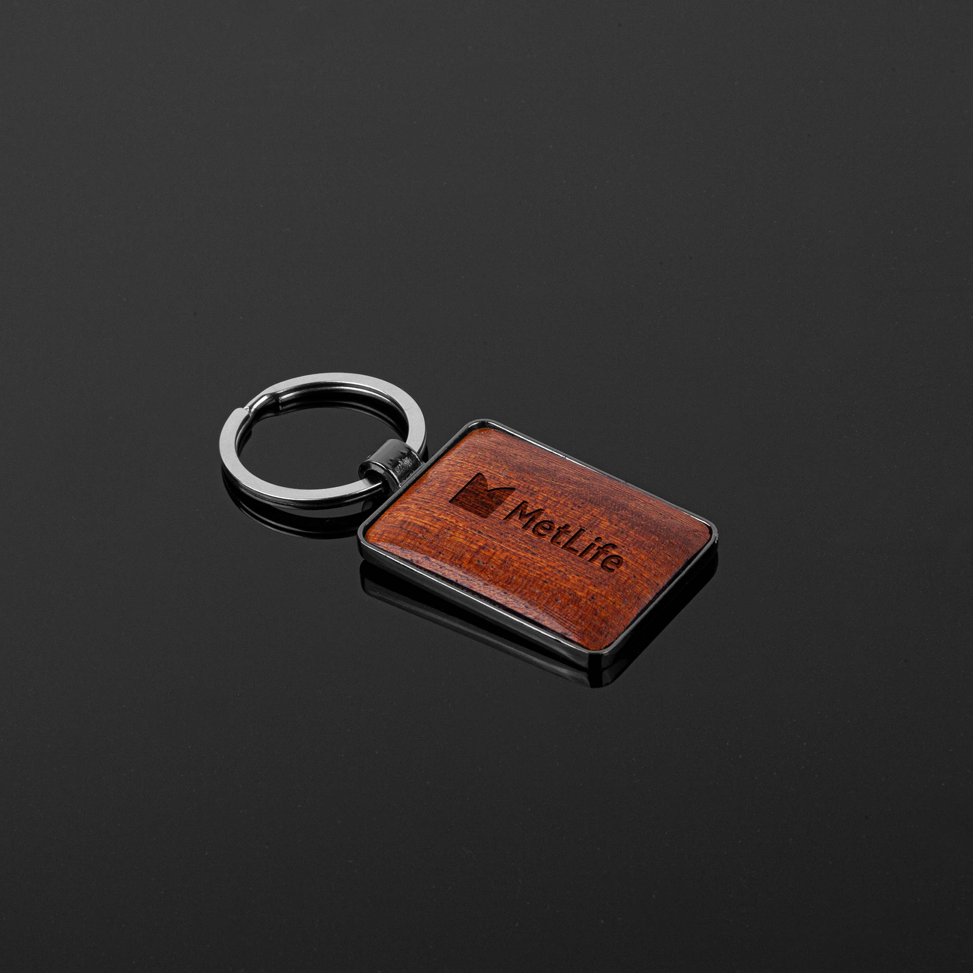 Picture of ForgeWood Rectangle Keychain