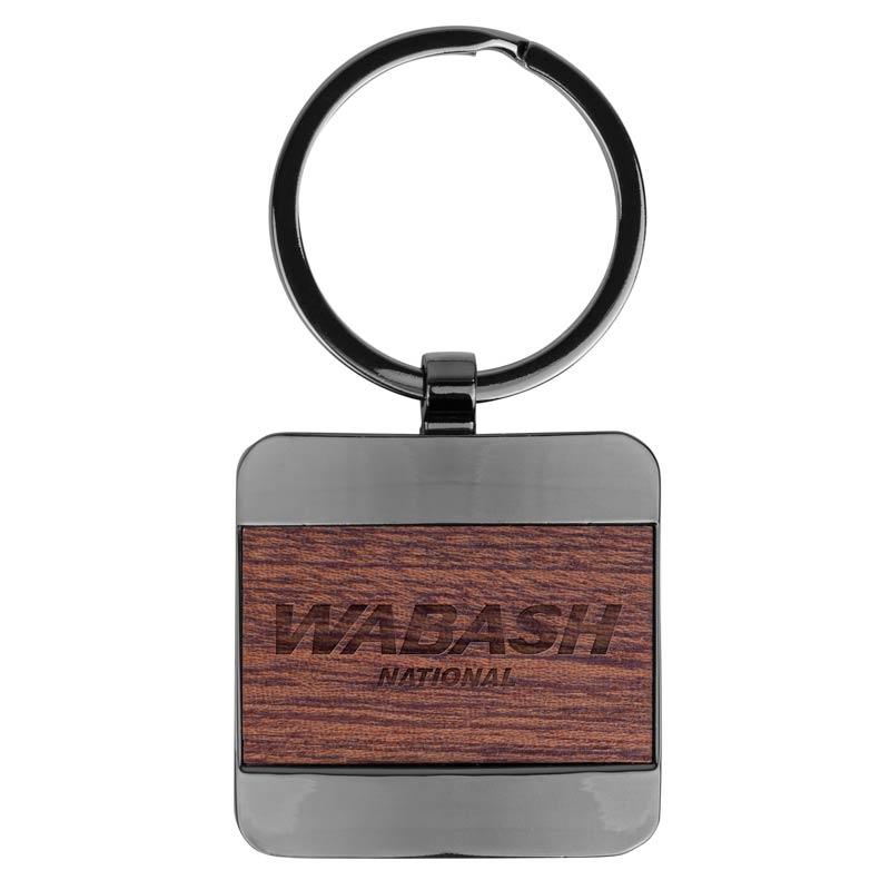 Picture of Bolton Square Wood Key Chain