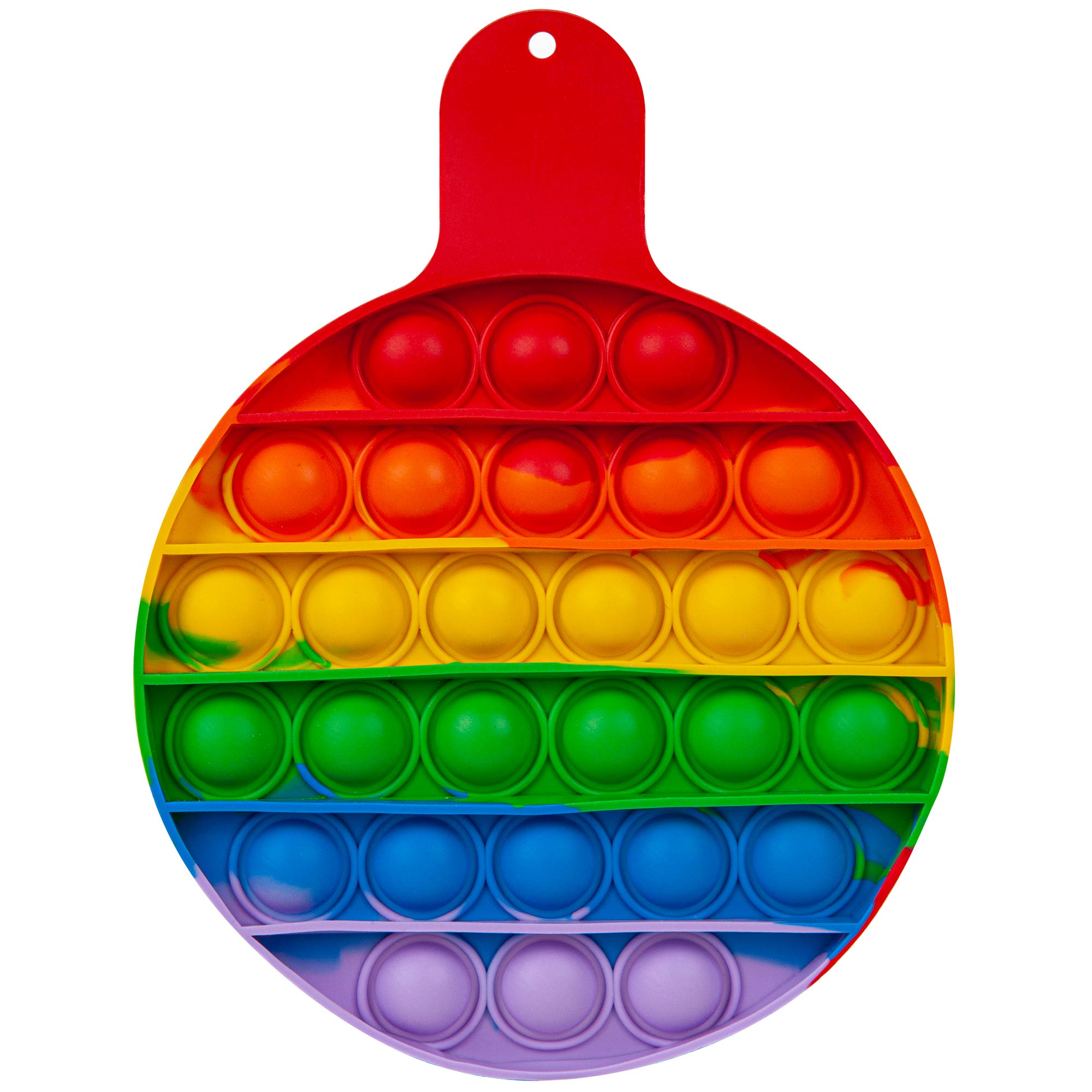 Picture of Round Fiddle Popper Silicone Sensory Toy