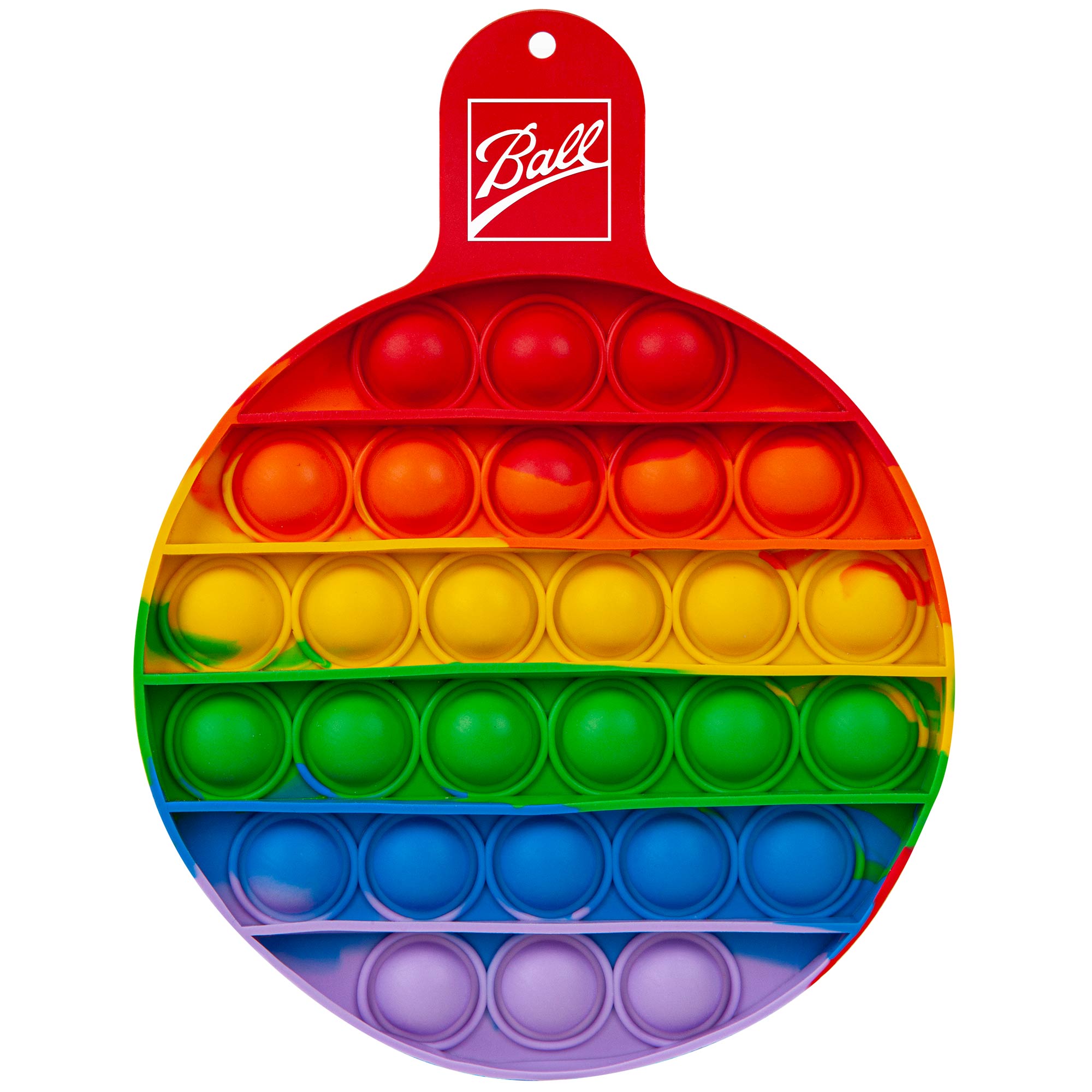 Picture of Round Fiddle Popper Silicone Sensory Toy