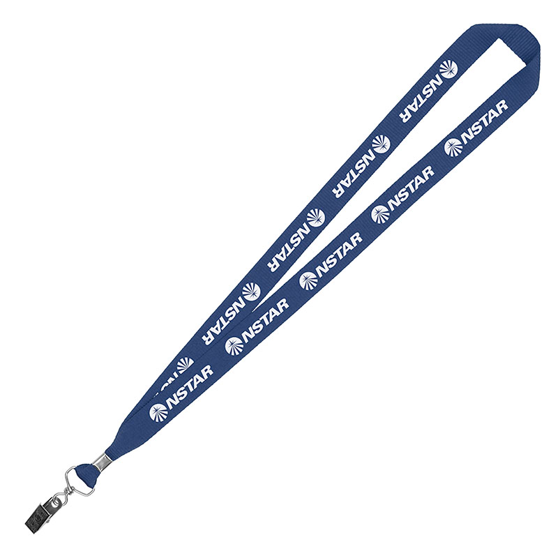 Picture of 3/4" Eco Friendly rPET Lanyard w/Bulldog Clip