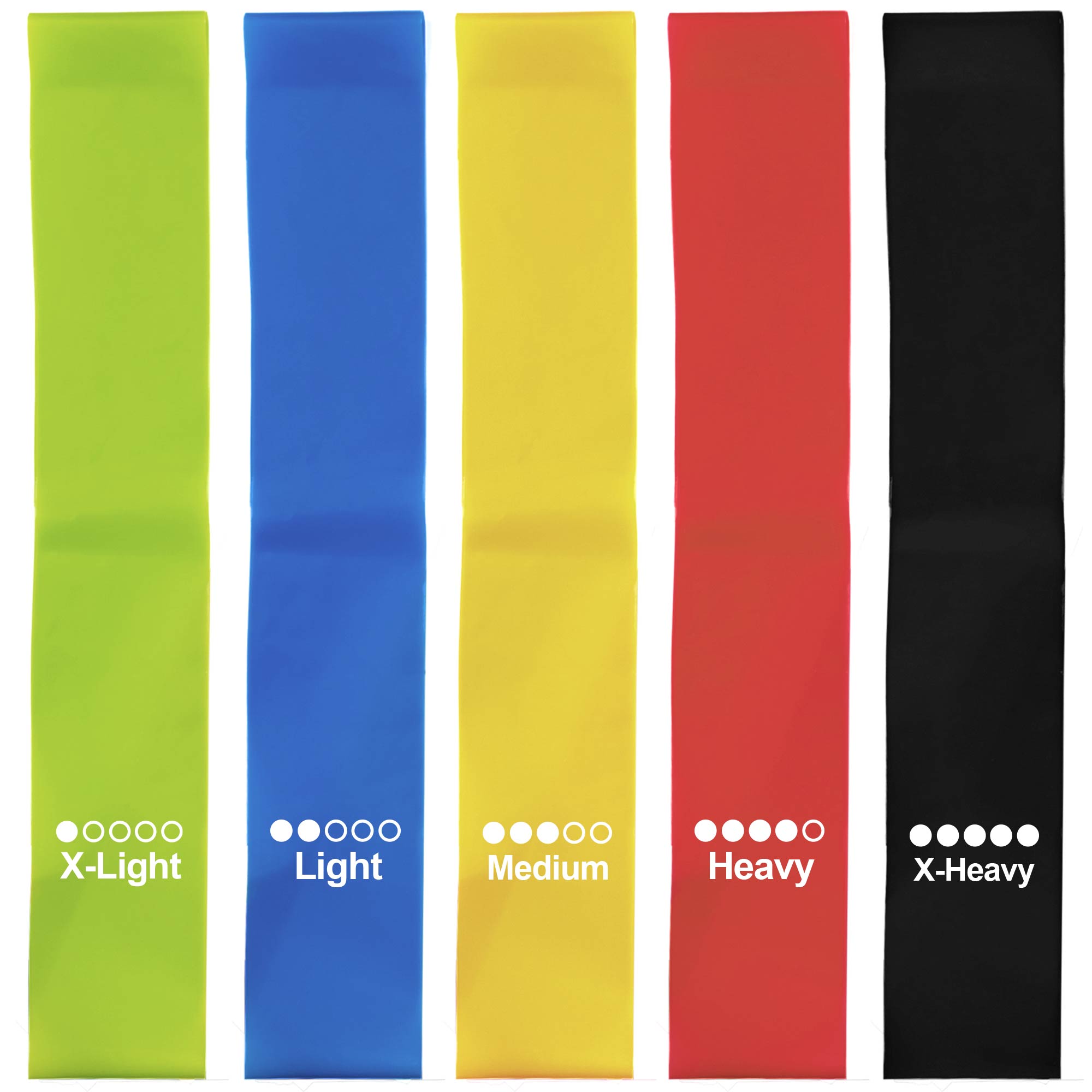 Picture of Yoga Resistance Bands w/Pouch
