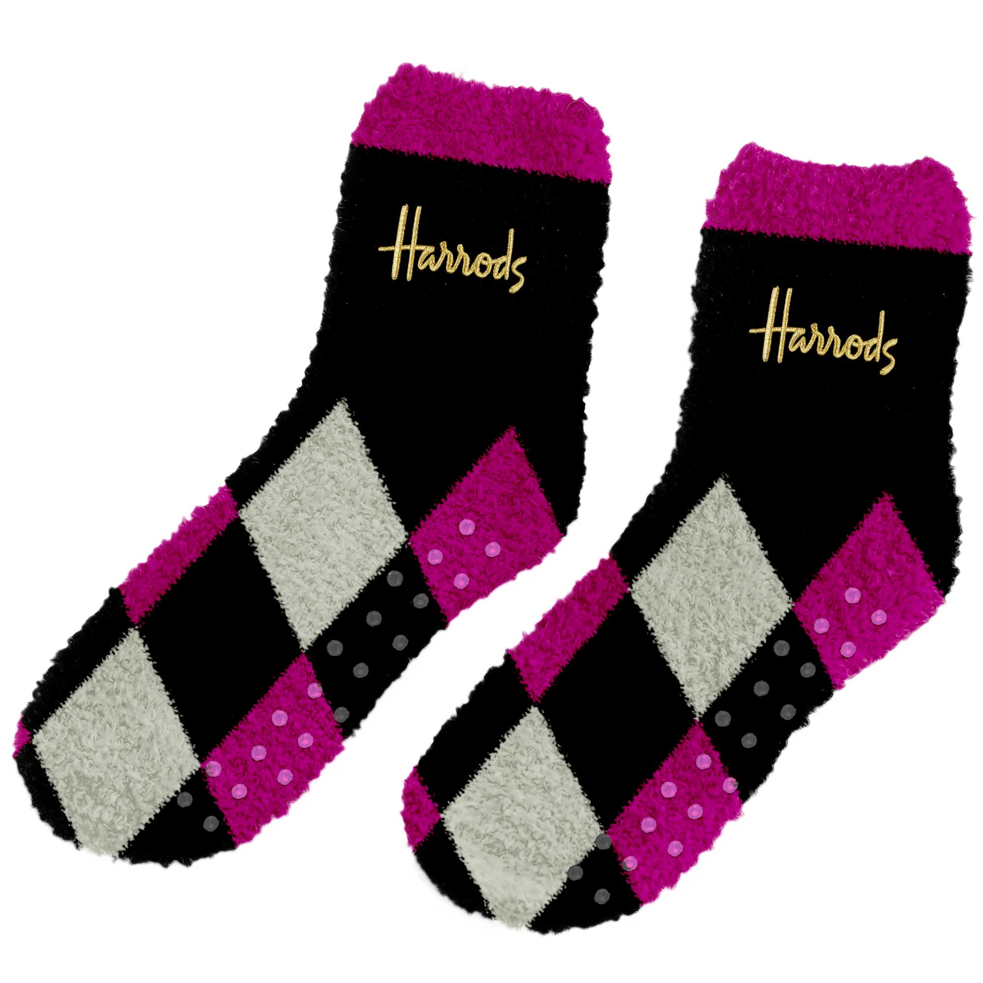 Picture of Soft Non-Slip Jacquard Grip Socks Long