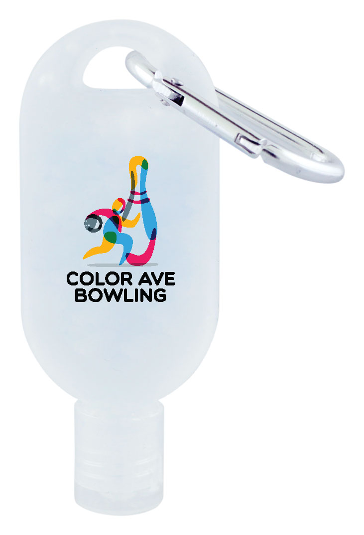 Picture of 1 Oz. Hand Sanitizer Gel w/Carabiner