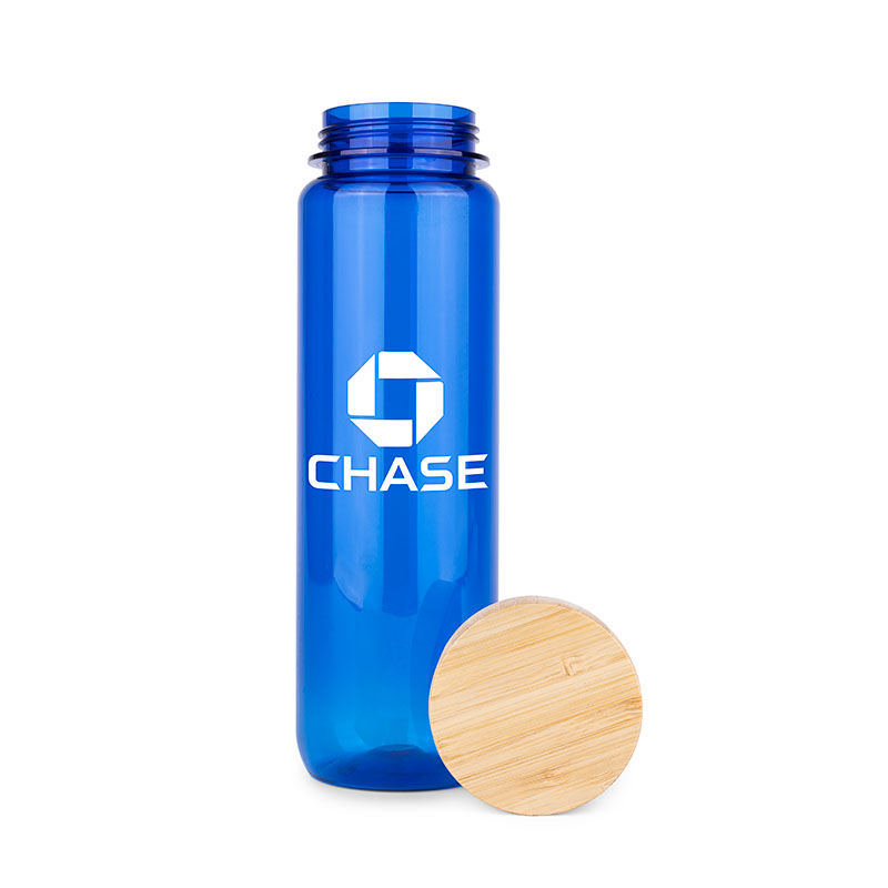 Picture of 34 Oz. EcoPure Bottle w/Bamboo Lid