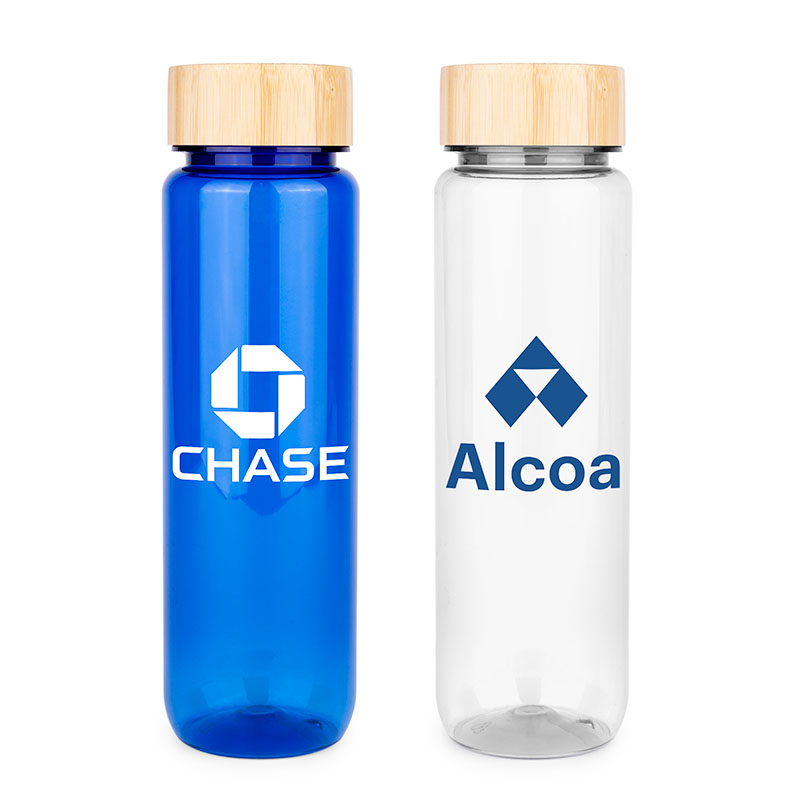 Picture of 34 Oz. EcoPure Bottle w/Bamboo Lid