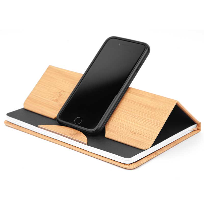 Picture of Maui Faux Bamboo Journal w/Phone Holder