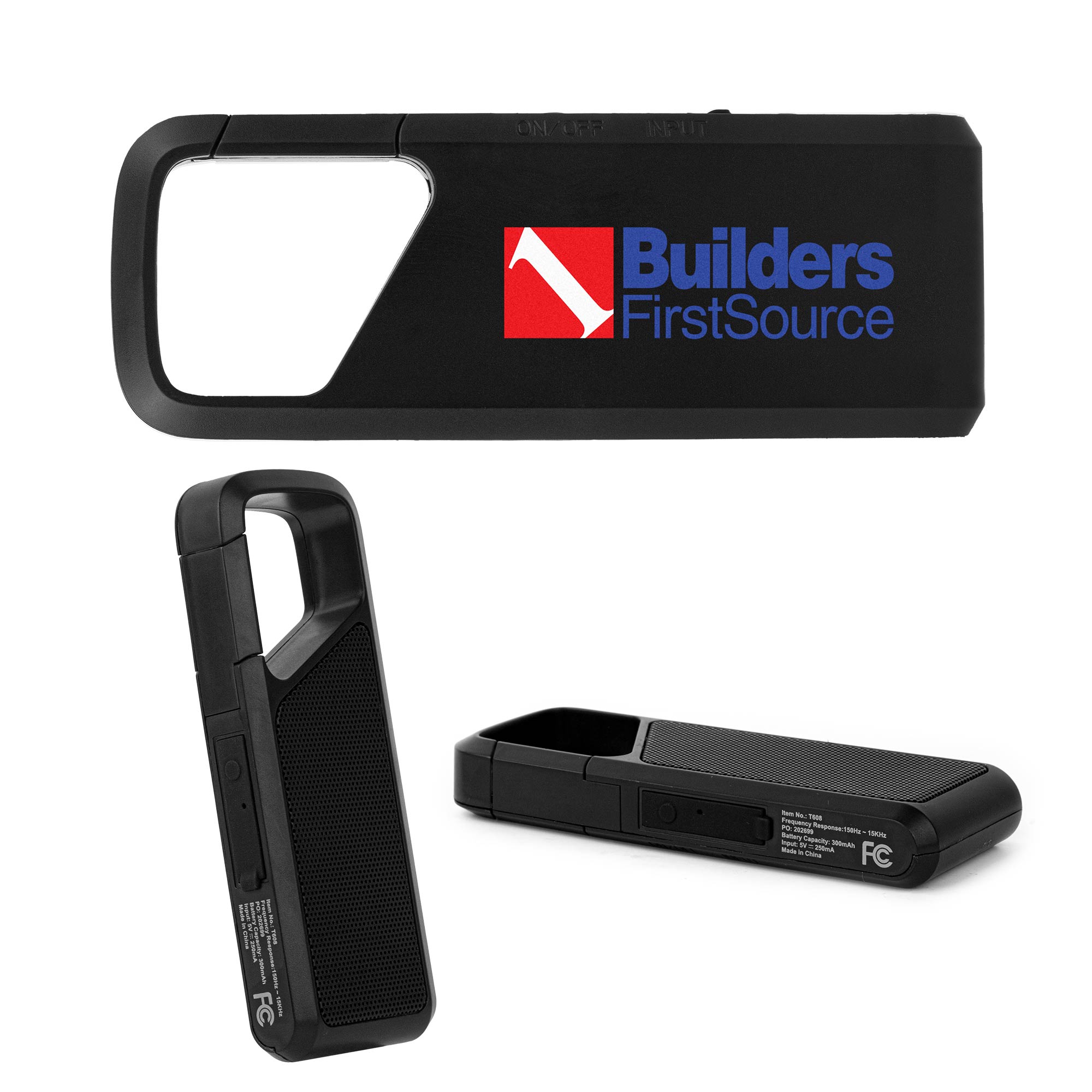 Picture of 2-Watt Waterproof Bluetooth Speaker w/Built-In Carabiner