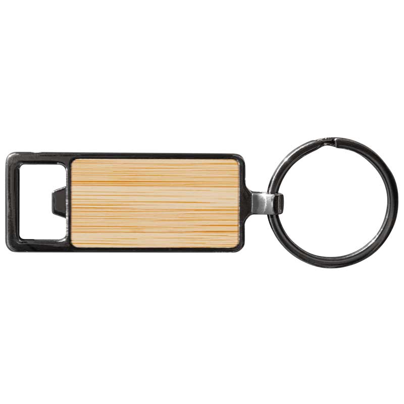 Picture of Bamboo Key Chain Bottle Opener