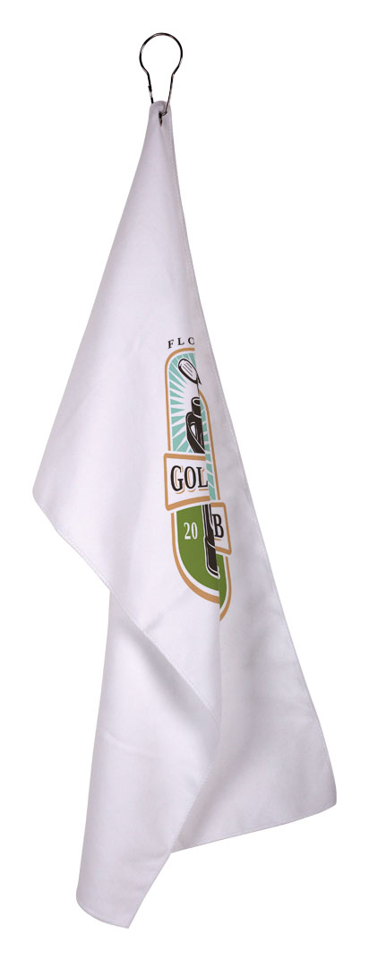Picture of 23" x 12" Sublimated Golf Towel - 200GSM (QuickShip - 21-26 Days)