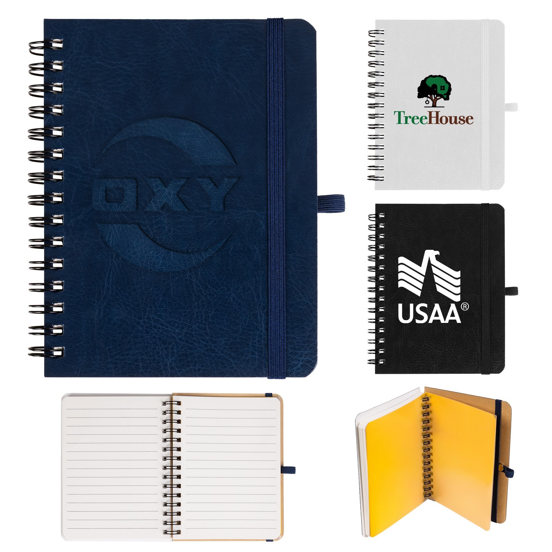 Picture of A6 Pocket Organizer Spiral Journal (Factory Direct) 10-12 Weeks