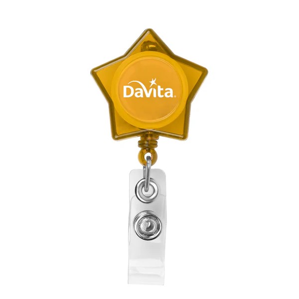 Picture of Star-Shaped Retractable Badge Holder