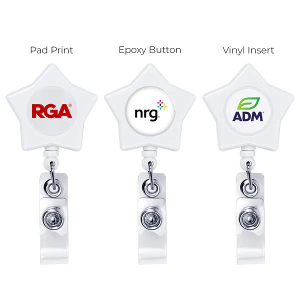 Picture of Star-Shaped Retractable Badge Holder