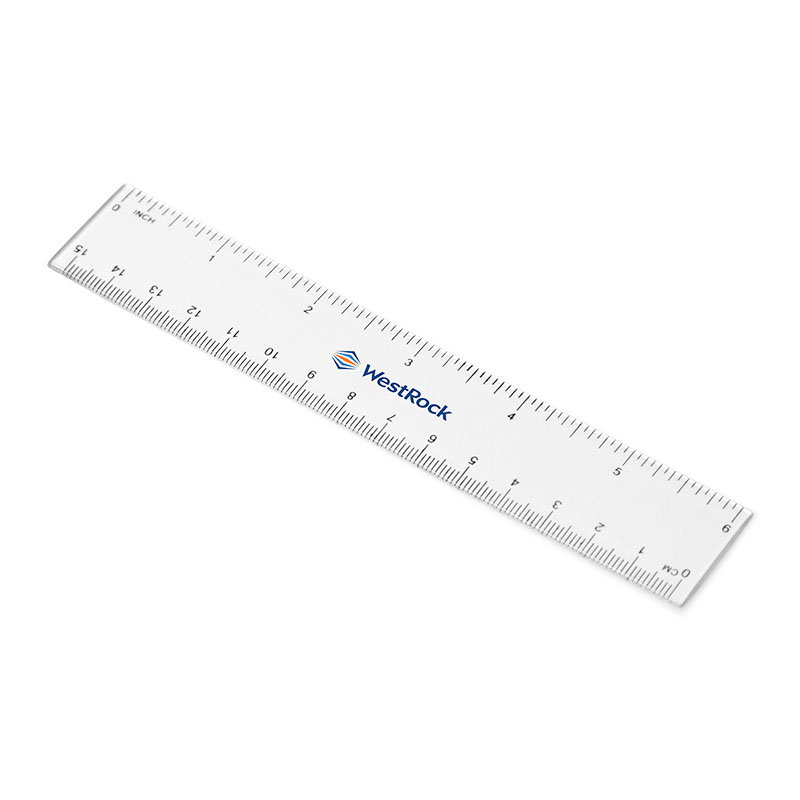 Picture of 6" Crystal Clear Ruler