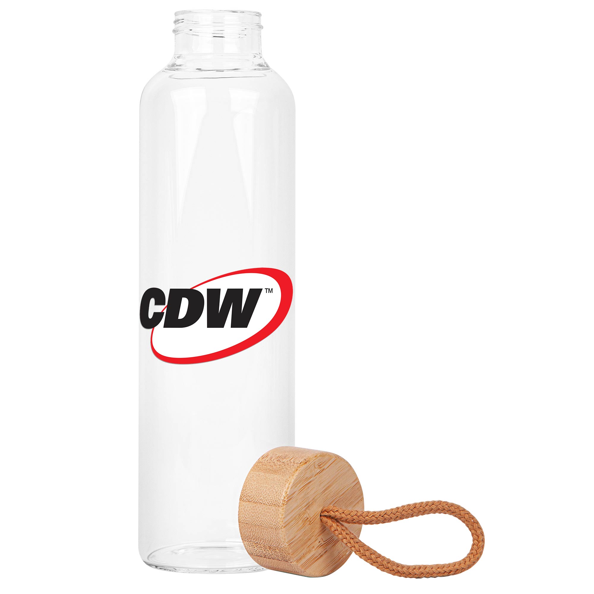 Picture of 18 Oz. Vidro Glass & Bamboo Bottle