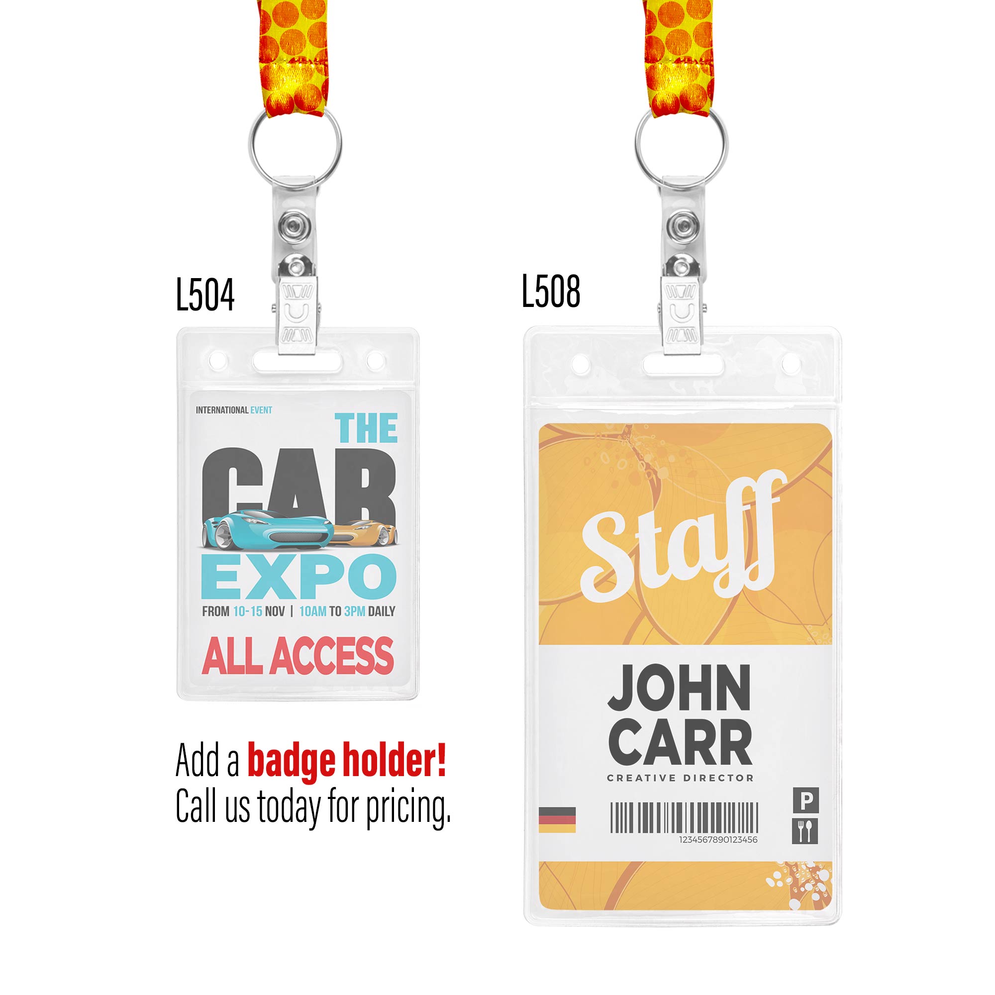 Picture of 3/4" HD Sublimation Lanyard (QuickShip) 18-24 Days