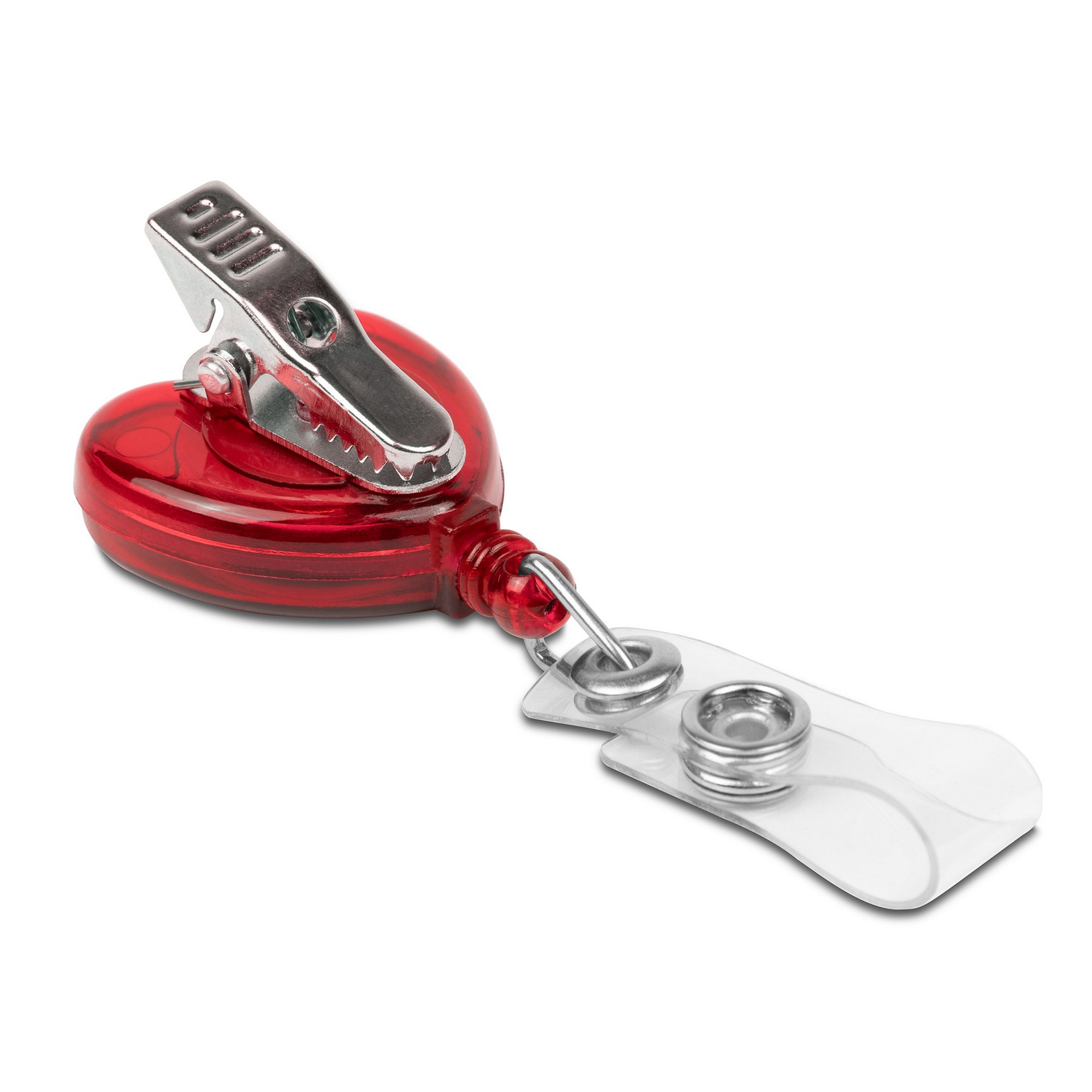 Picture of Heart-Shaped Retractable Badge Holder