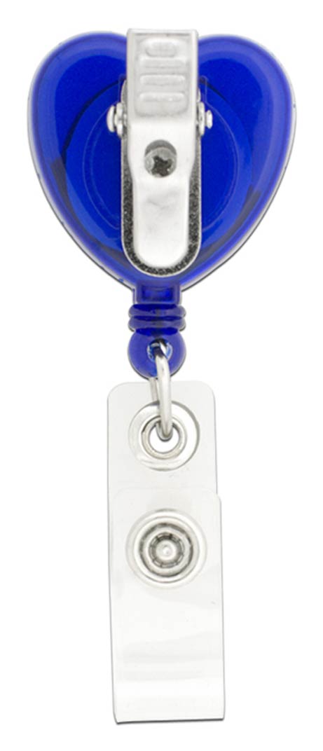 Picture of Heart-Shaped Retractable Badge Holder