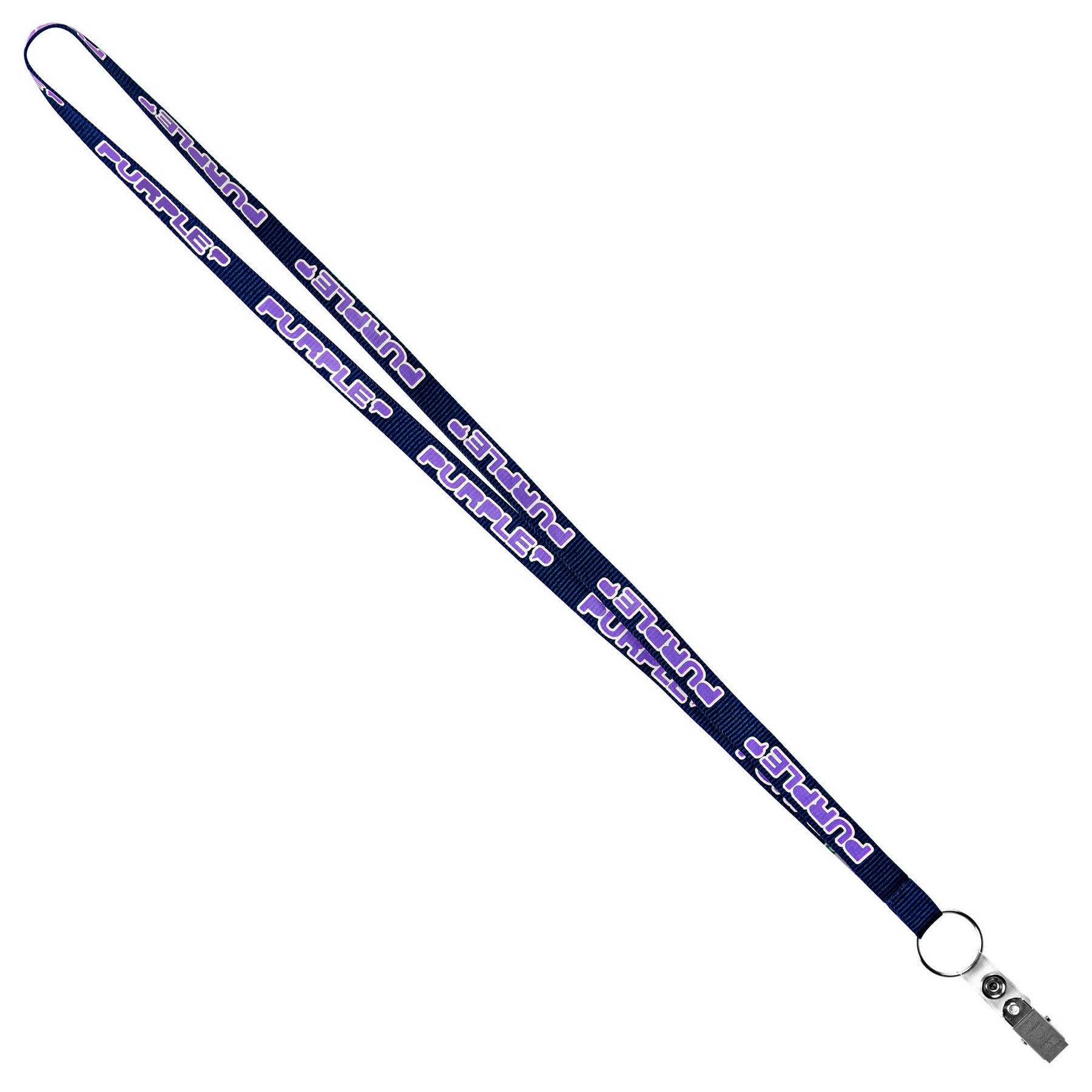 Picture of 1/2" Econo Lanyard (Factory Direct) 10-12 Weeks Ocean