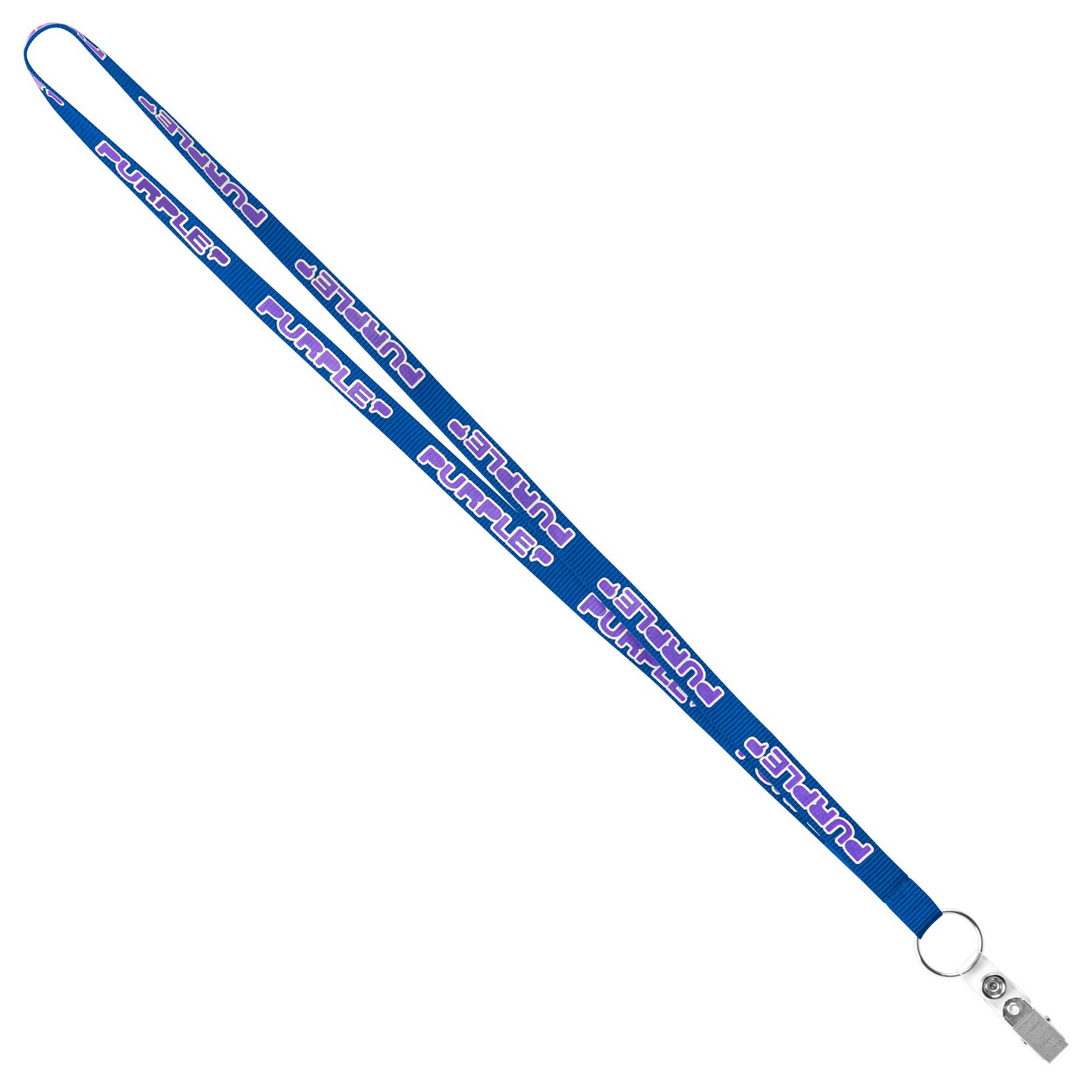 Picture of 1/2" Econo Lanyard (Factory Direct) 10-12 Weeks Ocean