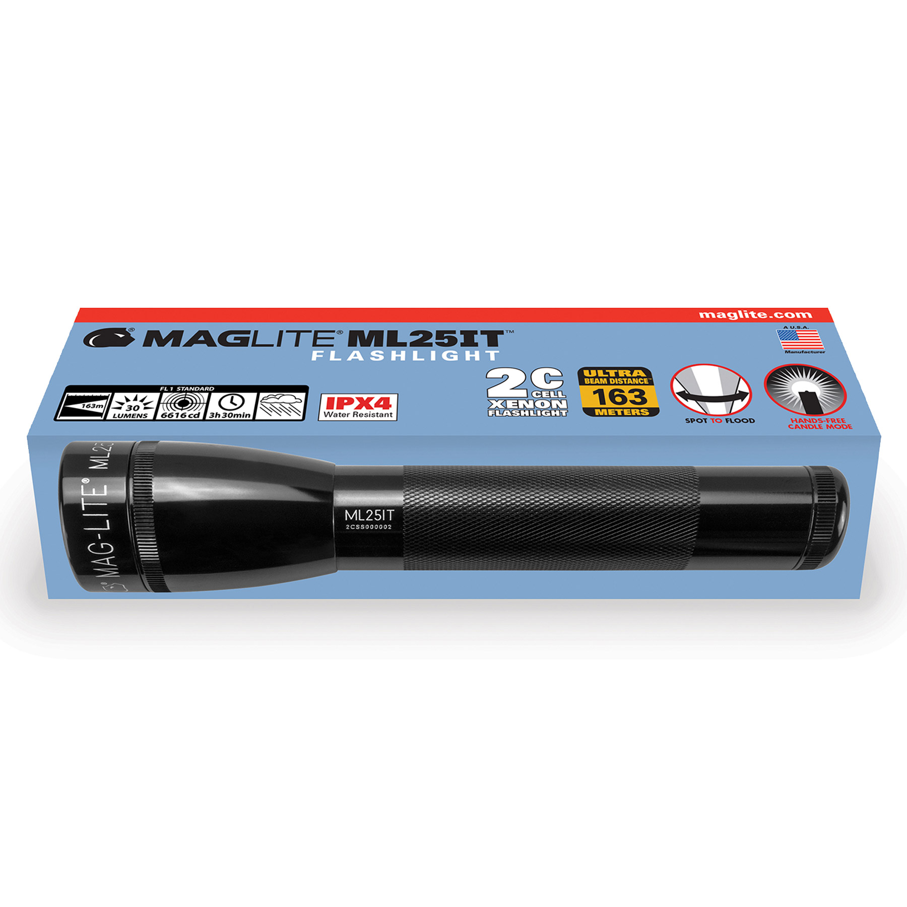 Picture of 2 Cell C Maglite® Xenon Flashlight
