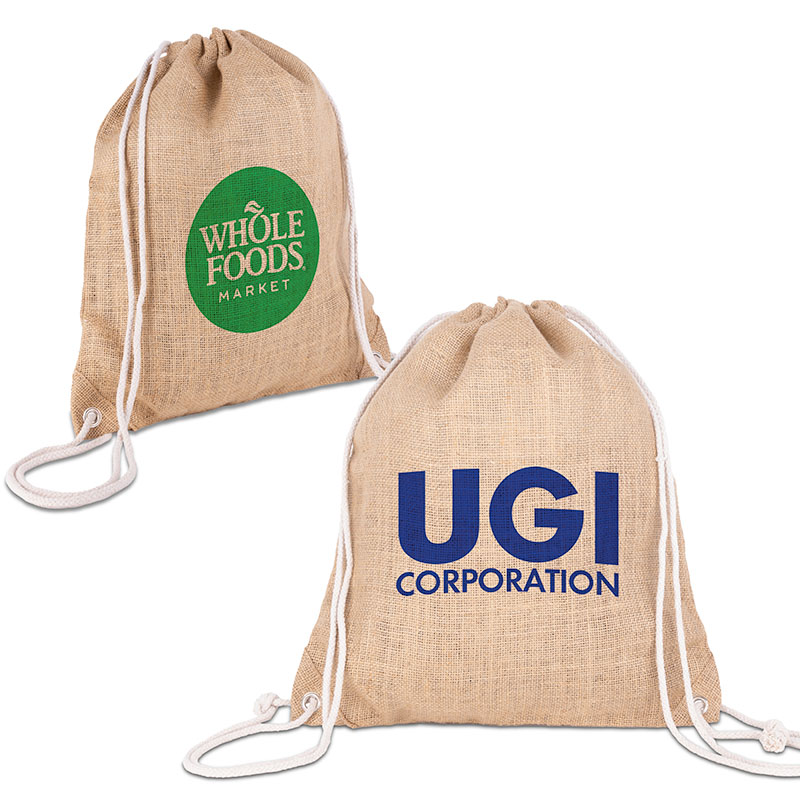 Picture of Jute Drawstring Bag