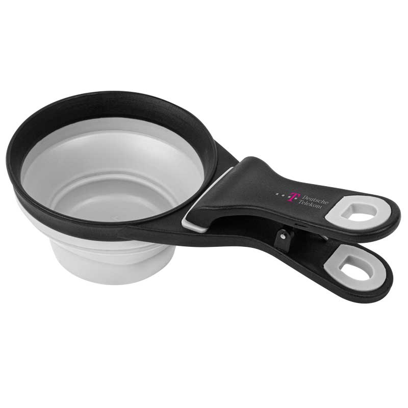 Picture of Collapsible Silicone Pet Food Scoop & Bag Clip