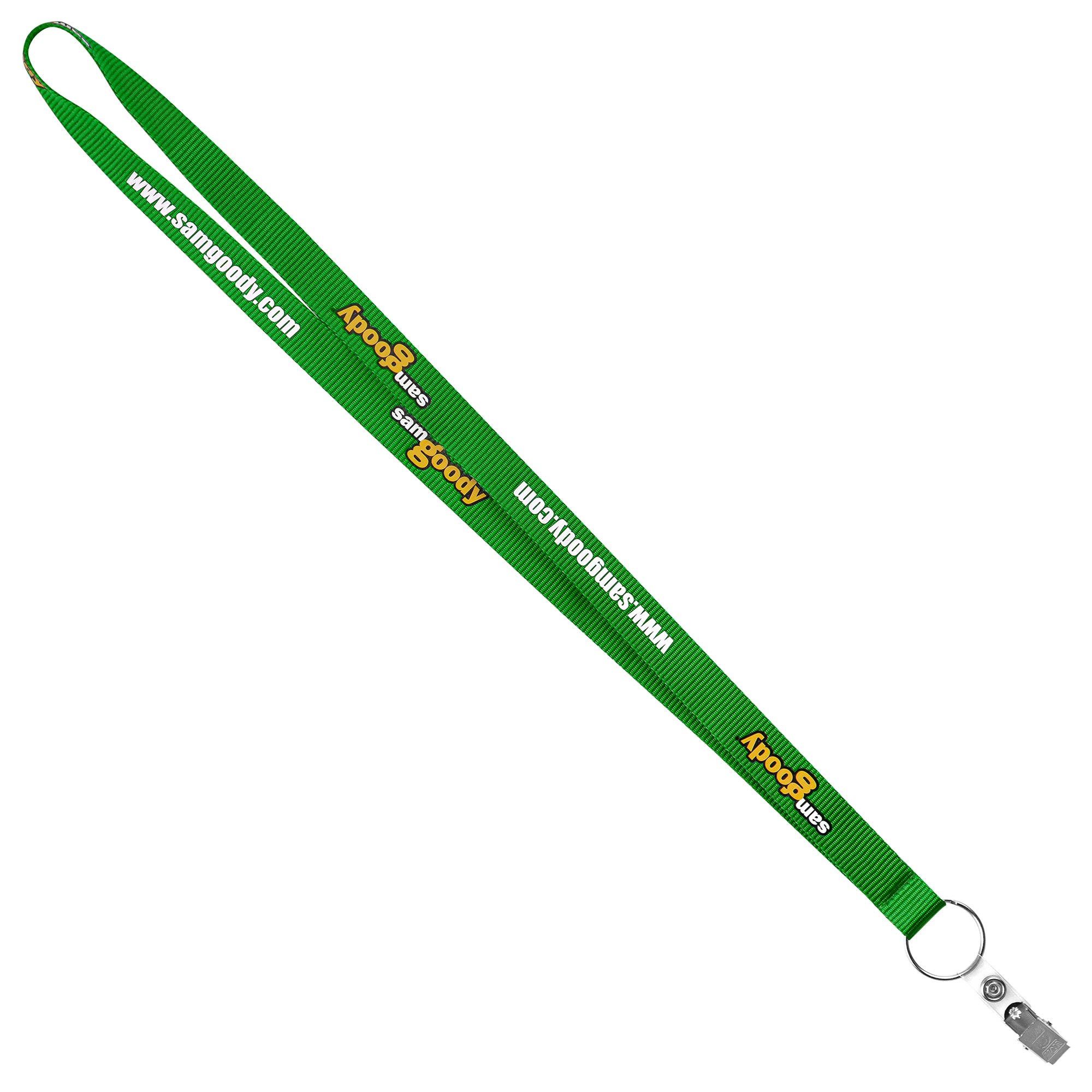 Picture of 3/4" Recycled Screen Printed Lanyard (QuickShip) 18-24 Days
