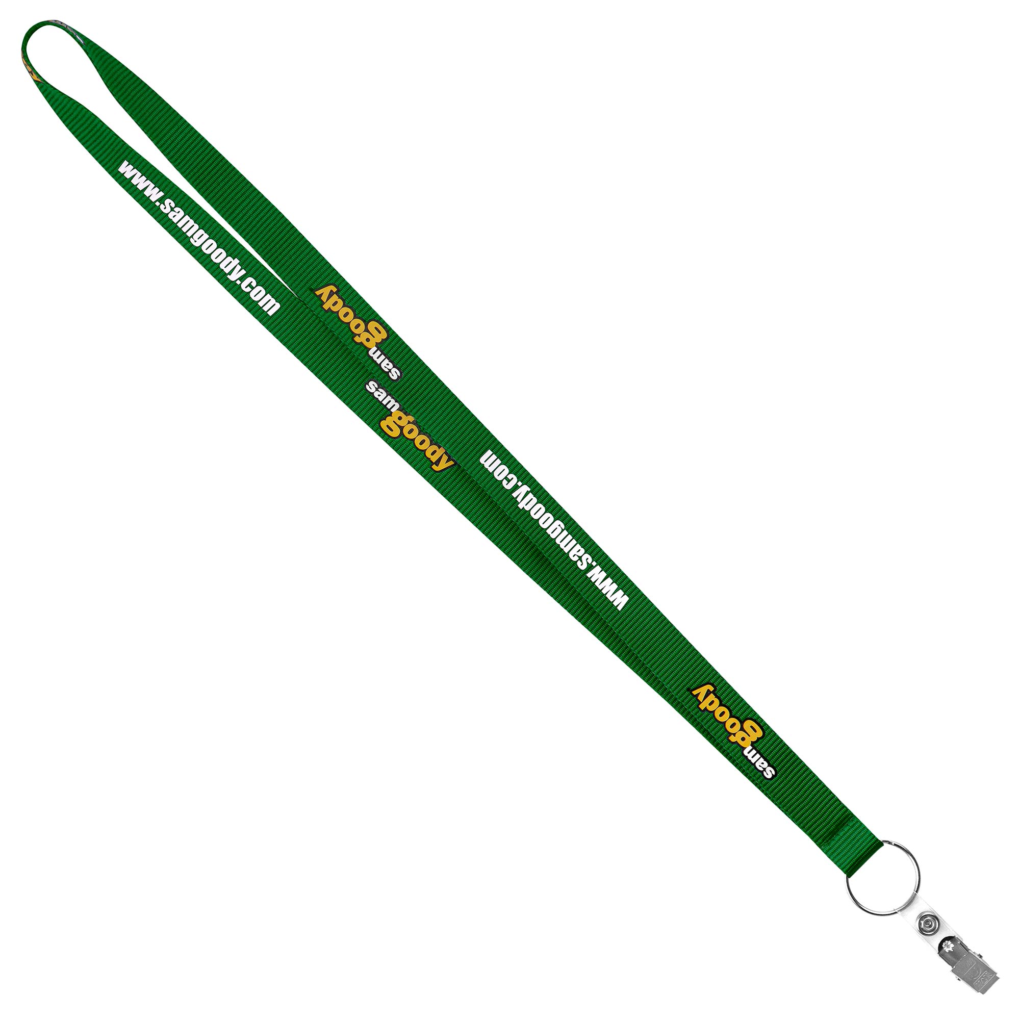 Picture of 3/4" Recycled Screen Printed Lanyard (QuickShip) 18-24 Days