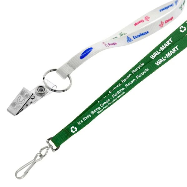 Picture of 3/8" Recycled Screen Printed Lanyard (QuickShip) 18-24 Days