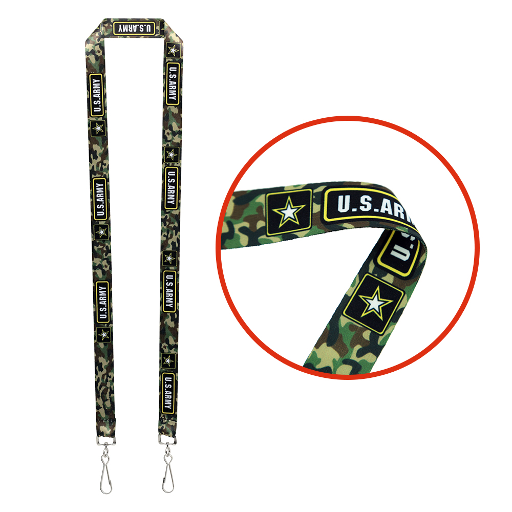Picture of 3/4" Dual LA-115 Attachment Sublimation Lanyard (QuickShip) 18-24 Days