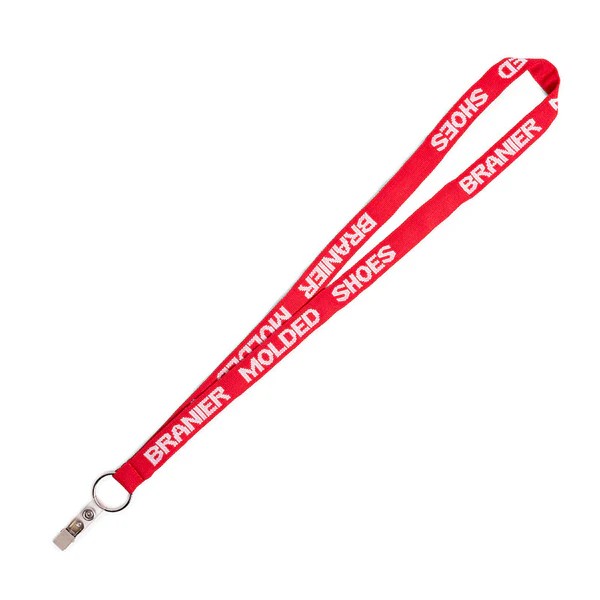 Picture of 3/4" Woven Text Lanyard (QuickShip) 35-42 Days