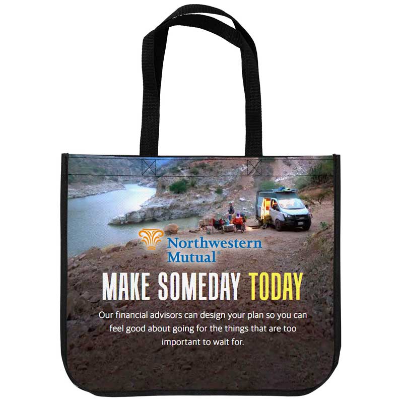 Picture of 16" x 14" Laminated Full-Color Tote Bag (6 Weeks Air)