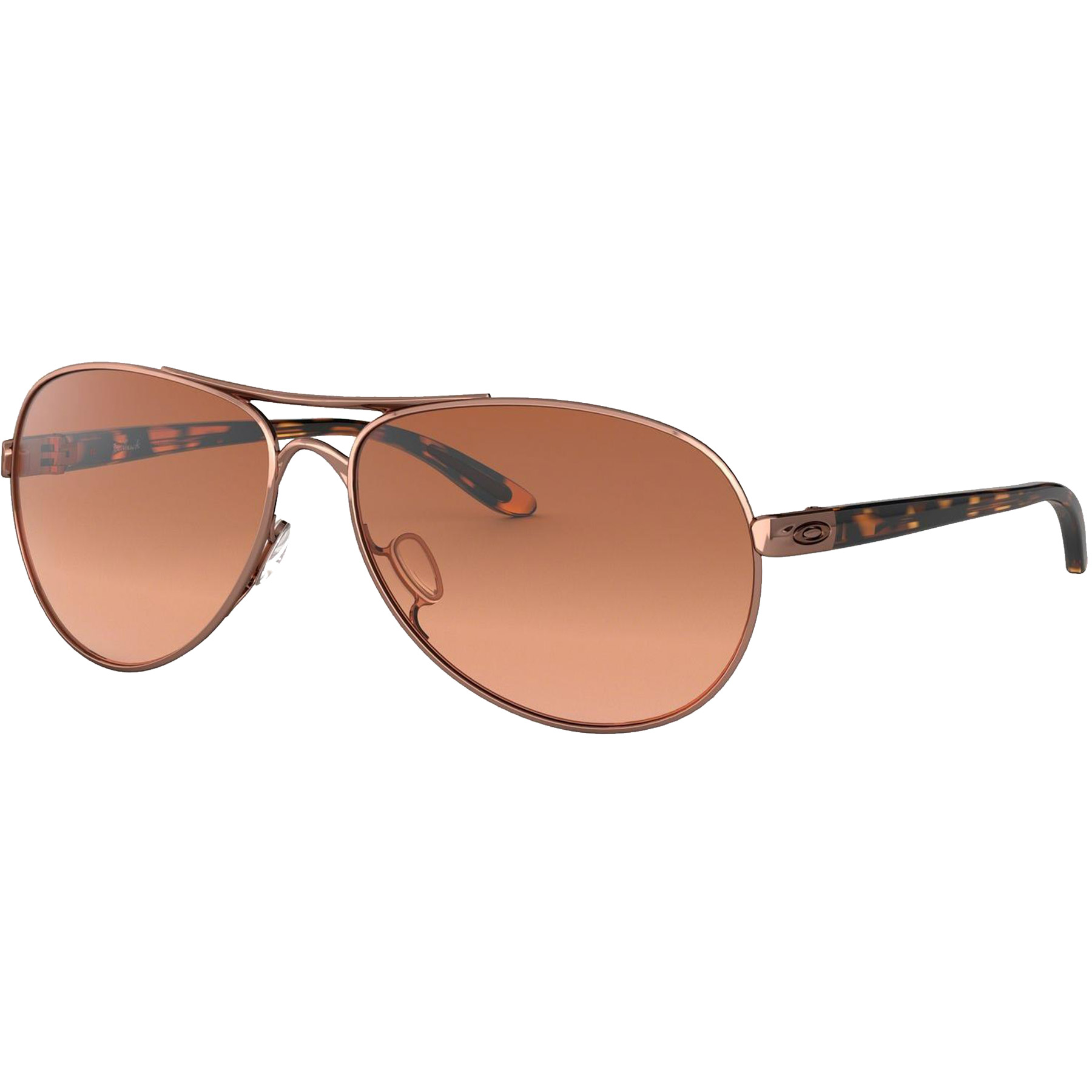 Picture of Oakley Feedback Sunglasses - Rose Gold/Vr50 Brown Gradient