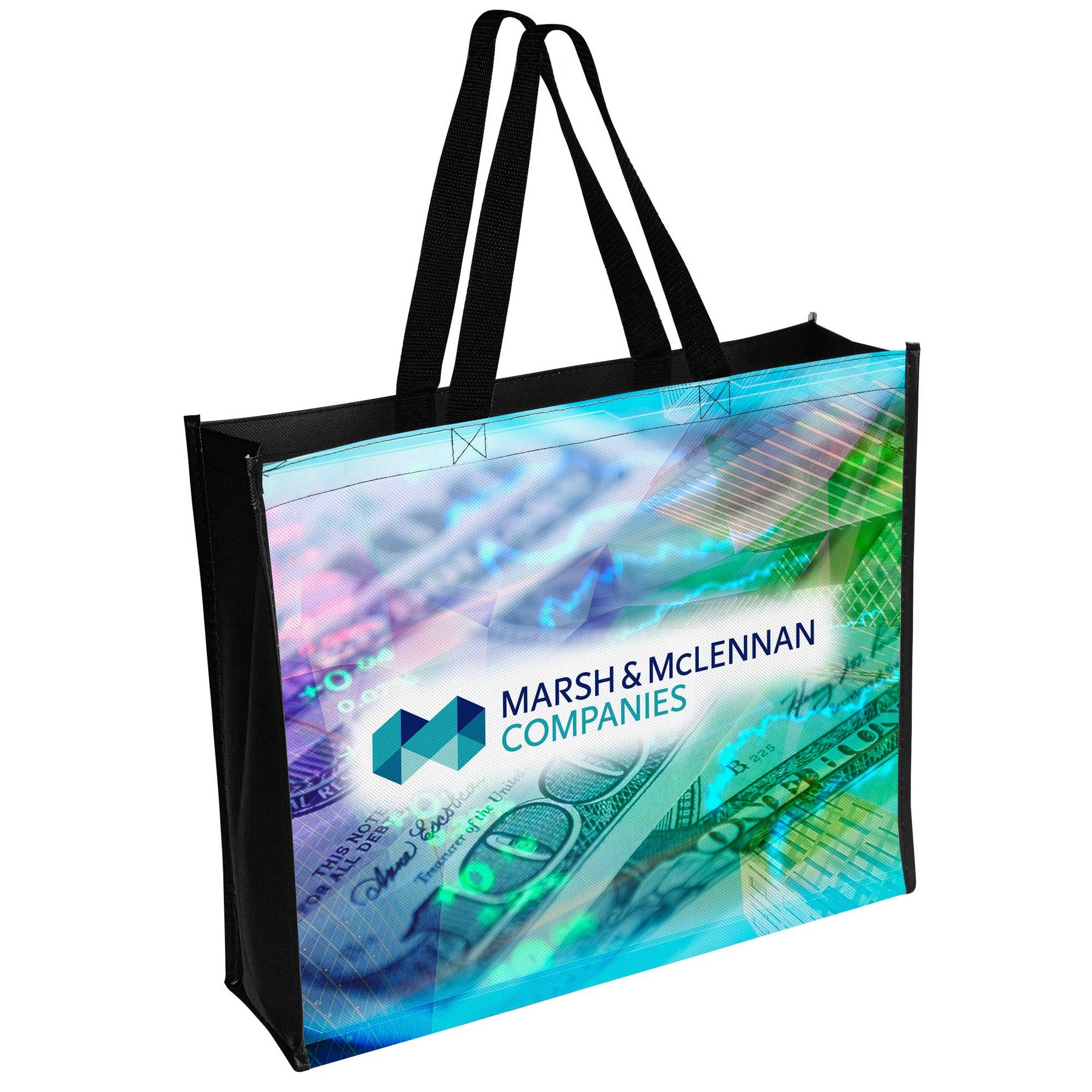 Picture of 18" x 15" Laminated Full Color Tote Bag (10 Weeks Ocean)